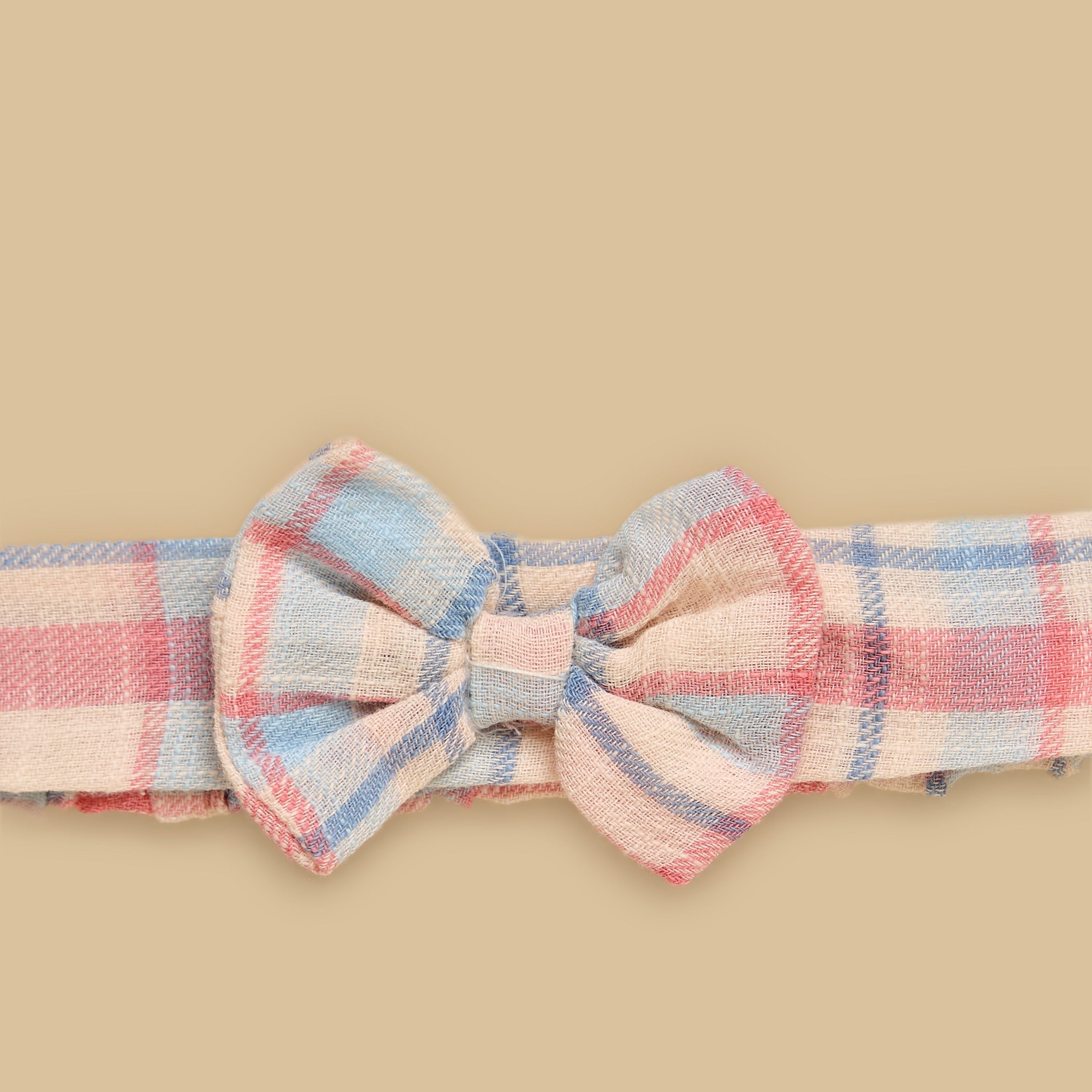 Checked Playsuit with Headband