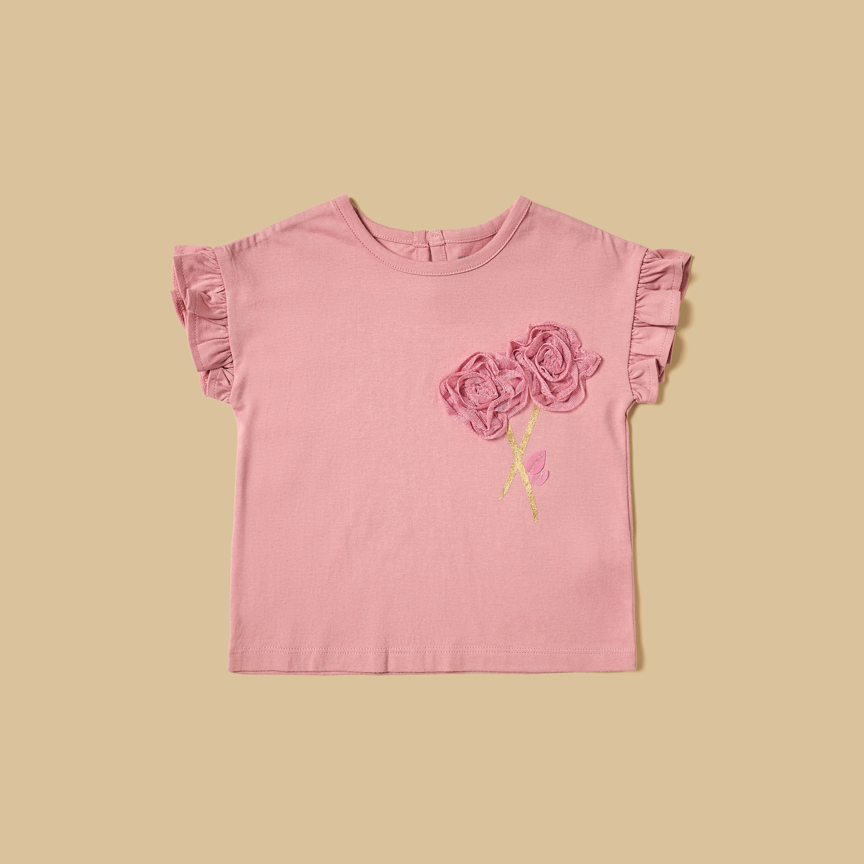 Pack of 3 - Embellished Cotton T-shirt