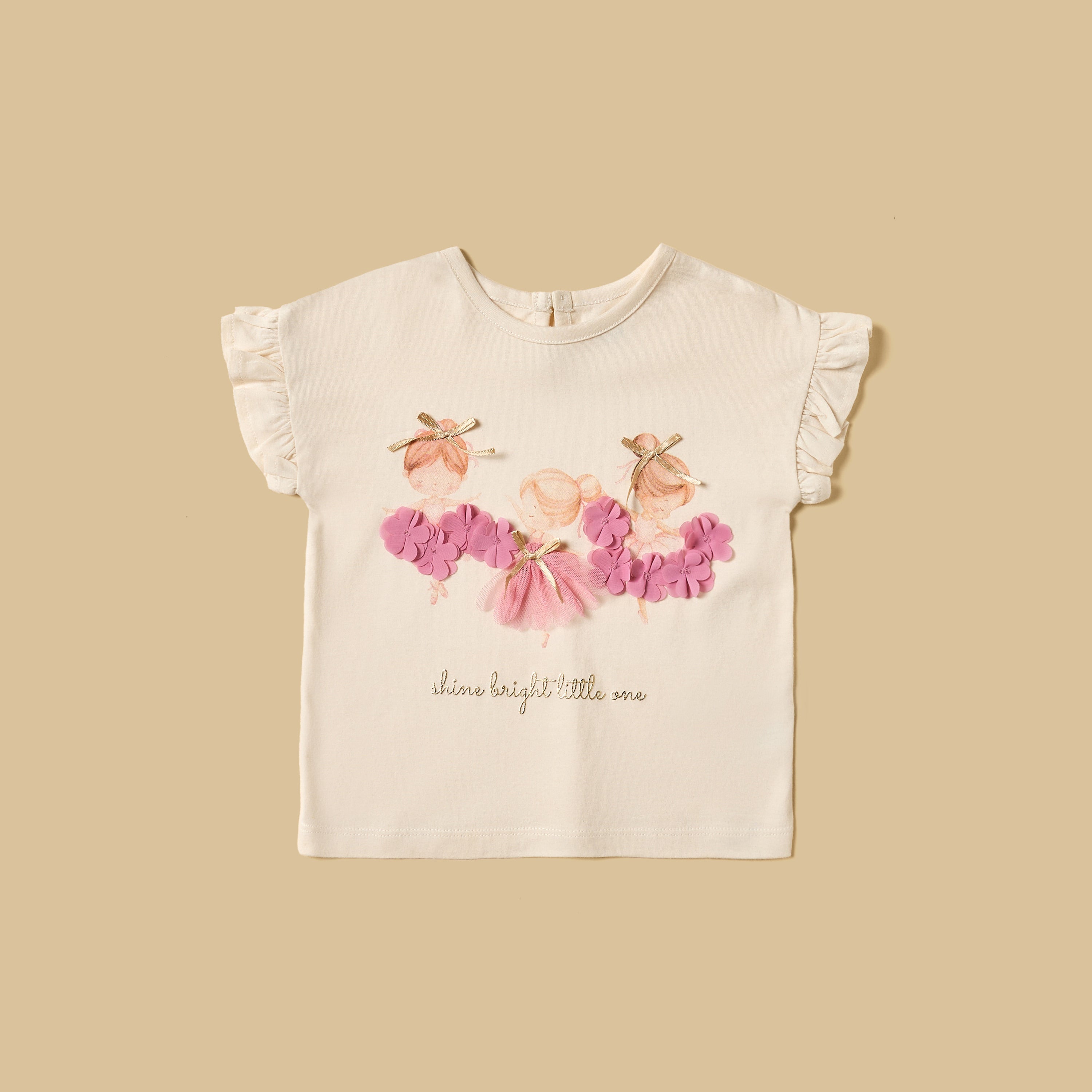 Pack of 3 - Embellished Cotton T-shirt