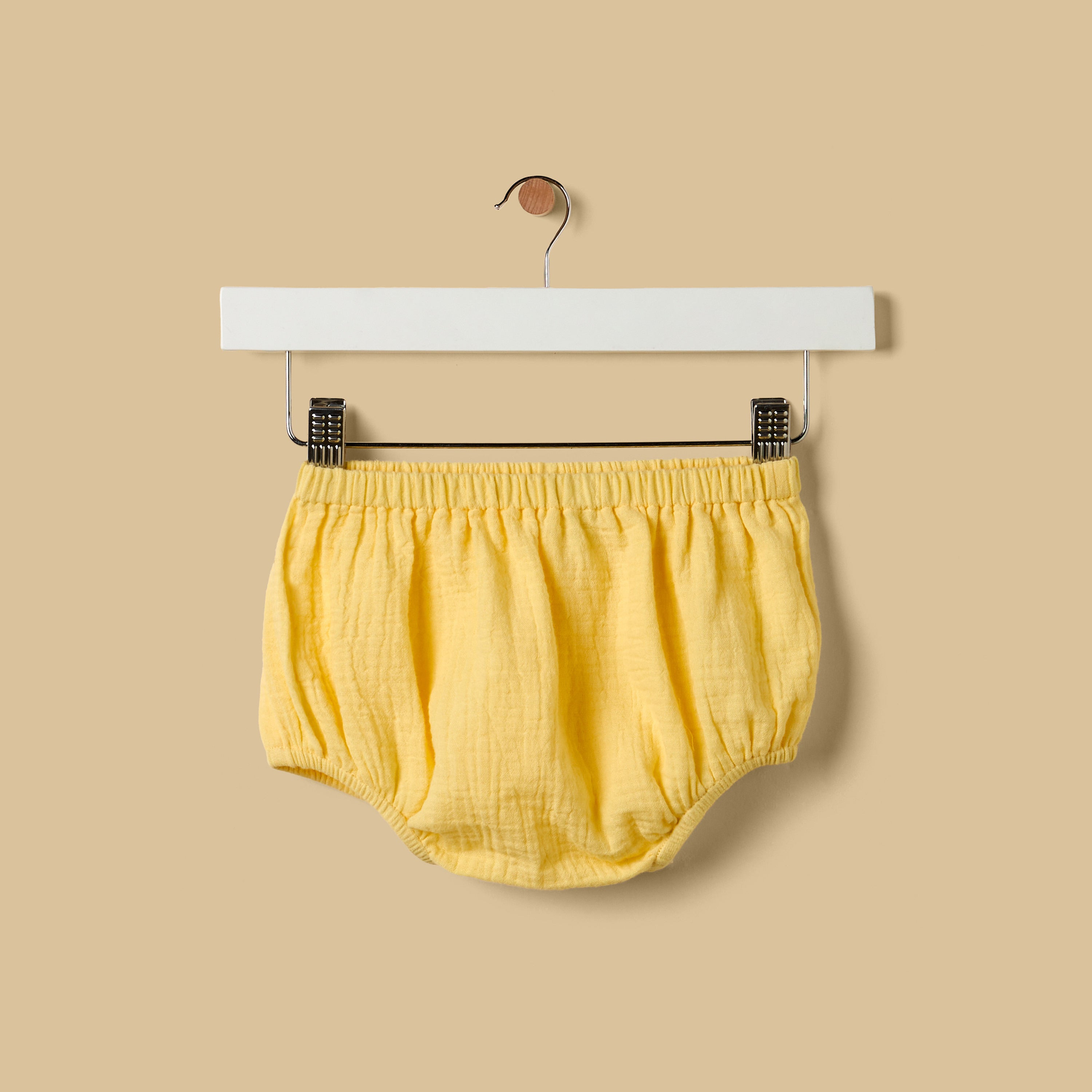 Crochet Detail Double Gauze Dress with Bloomers