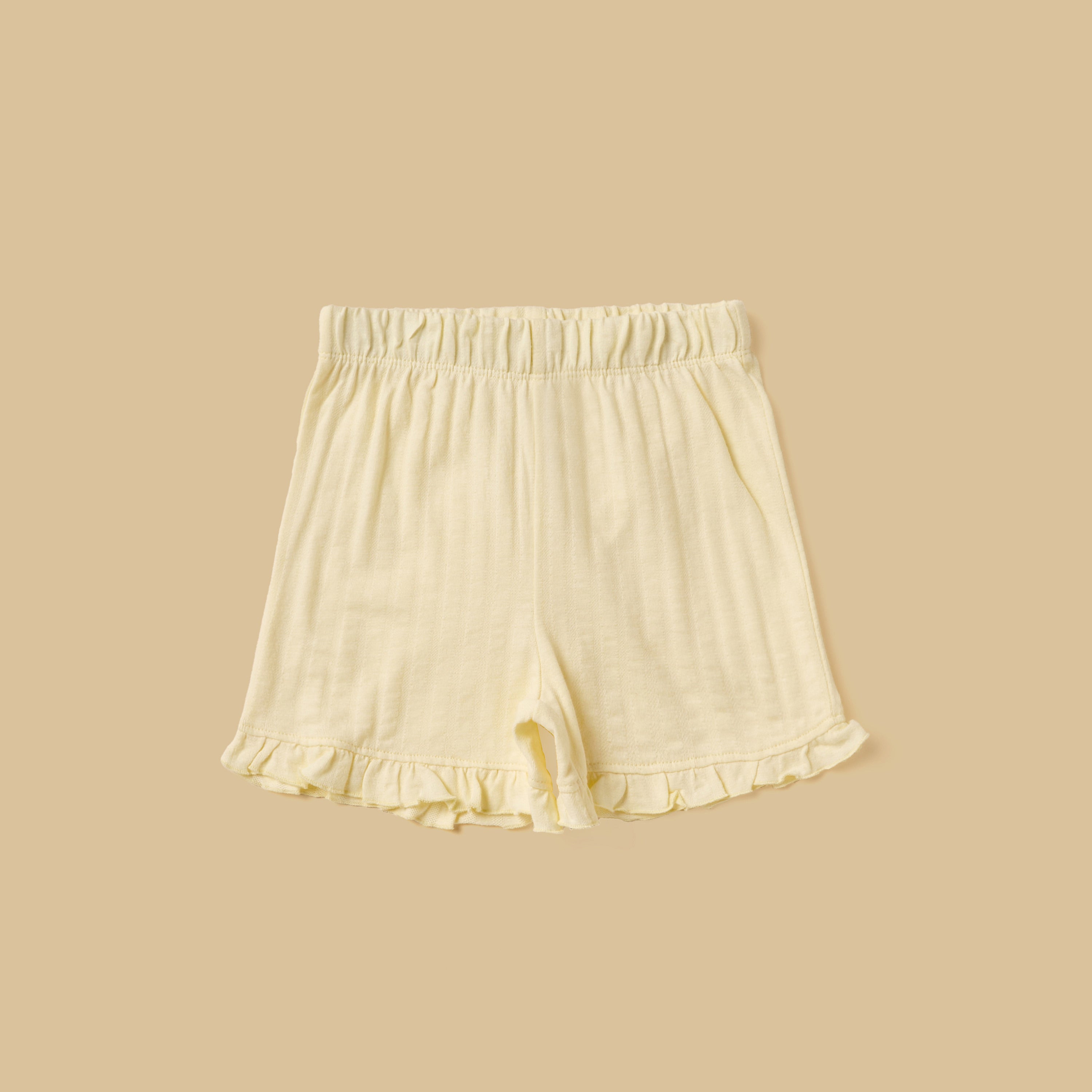 Pack of 3 - Assorted Shorts with Ruffle Hem