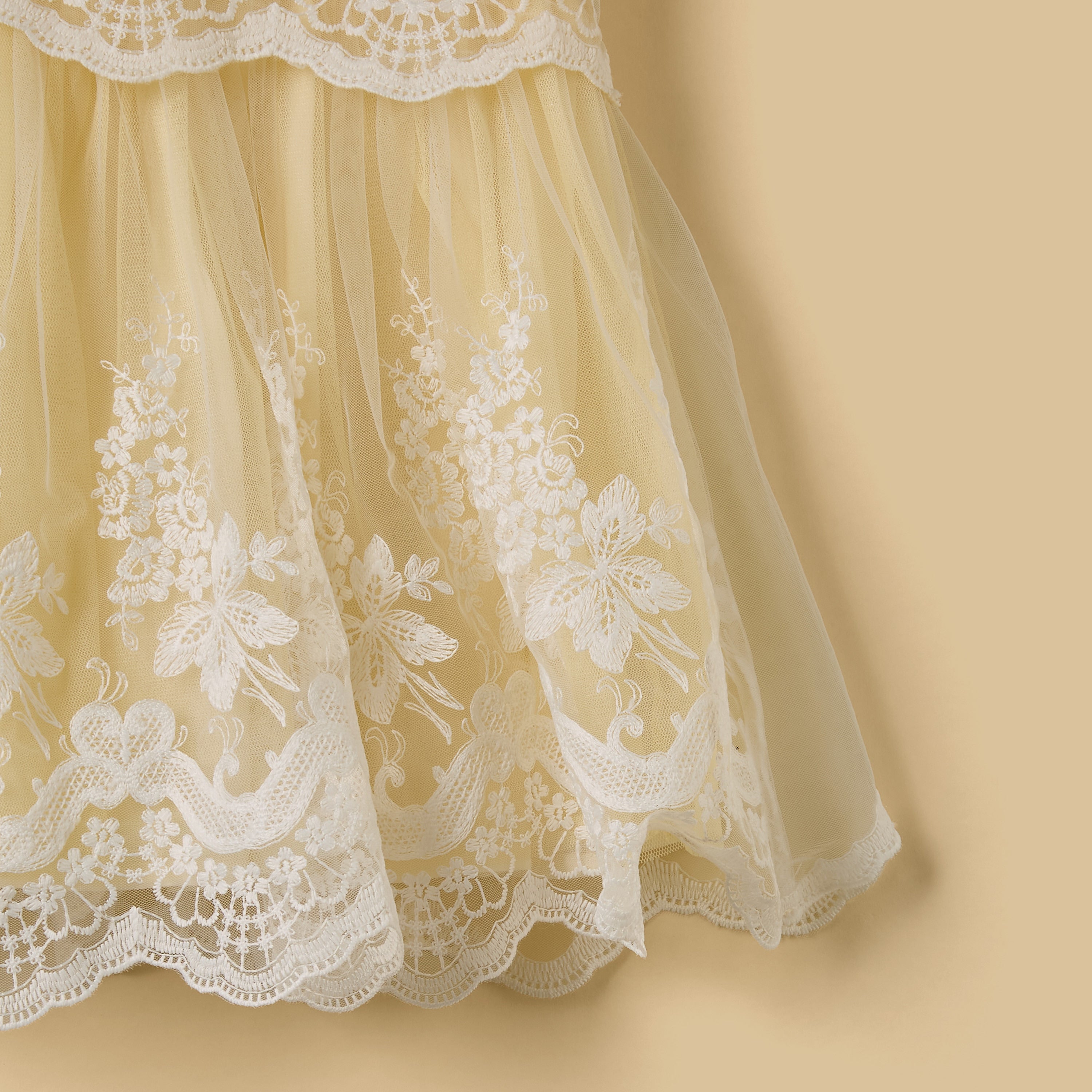 Mesh Overlay Dress with Bloomers