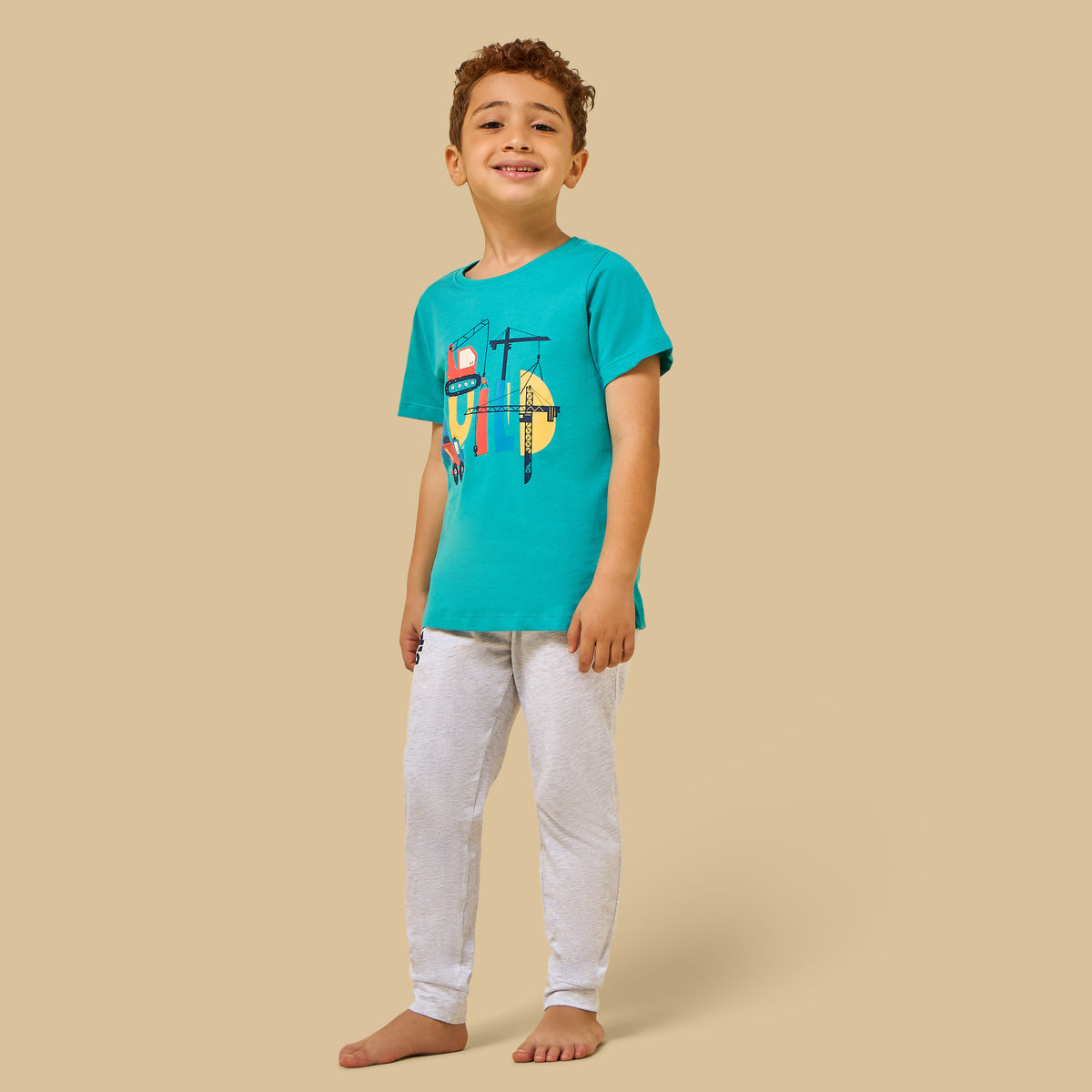 Construction Print Pyjama Set