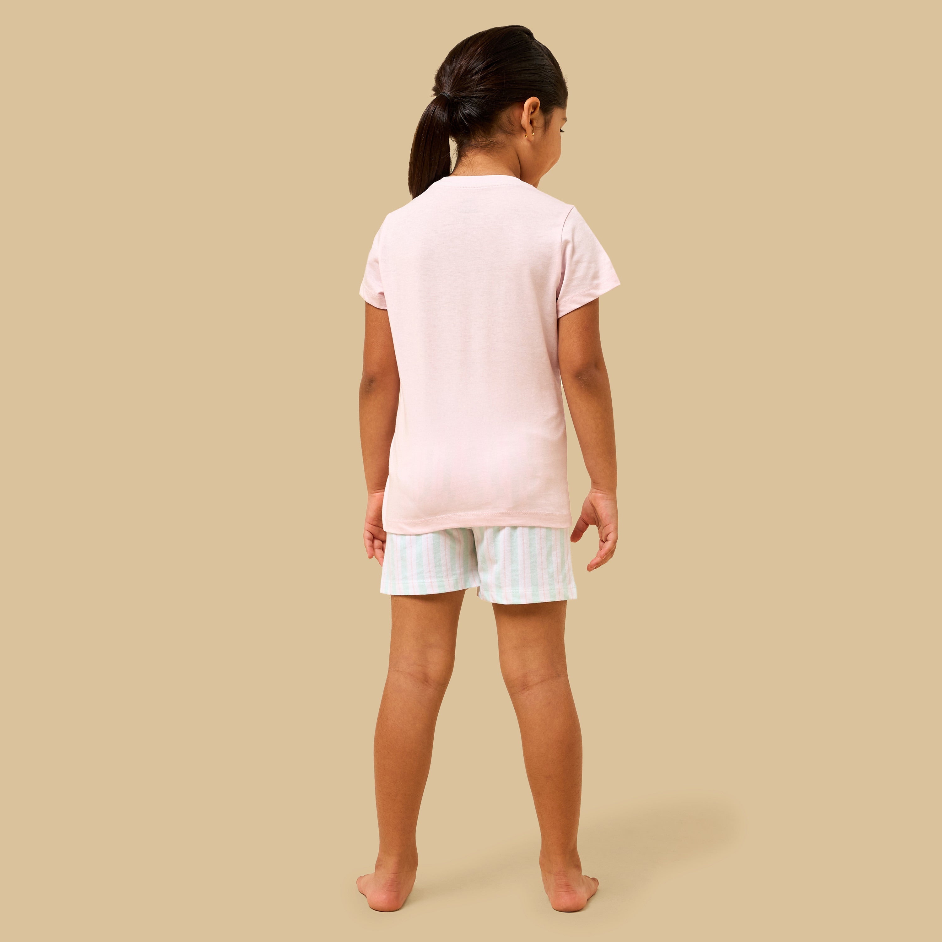 Pack of 2 - Stitch and Angel Print Cotton Pyjama Set