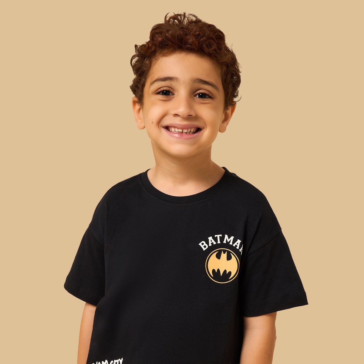 Batman Print Shorts Set