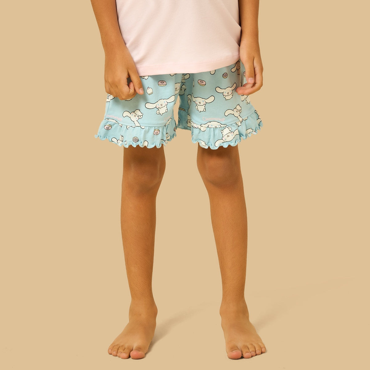 Cinnamoroll Print Shorts Set