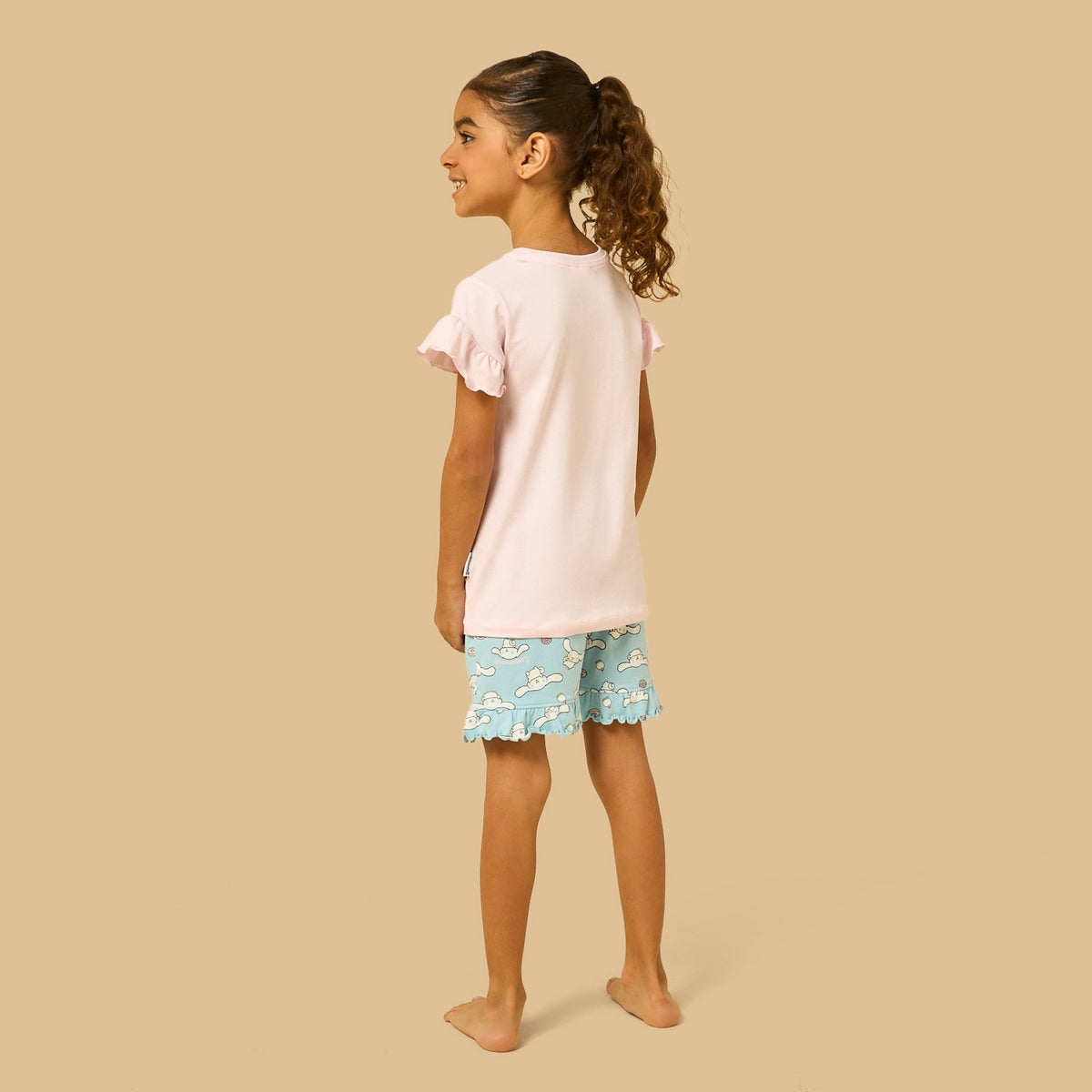Cinnamoroll Print Shorts Set