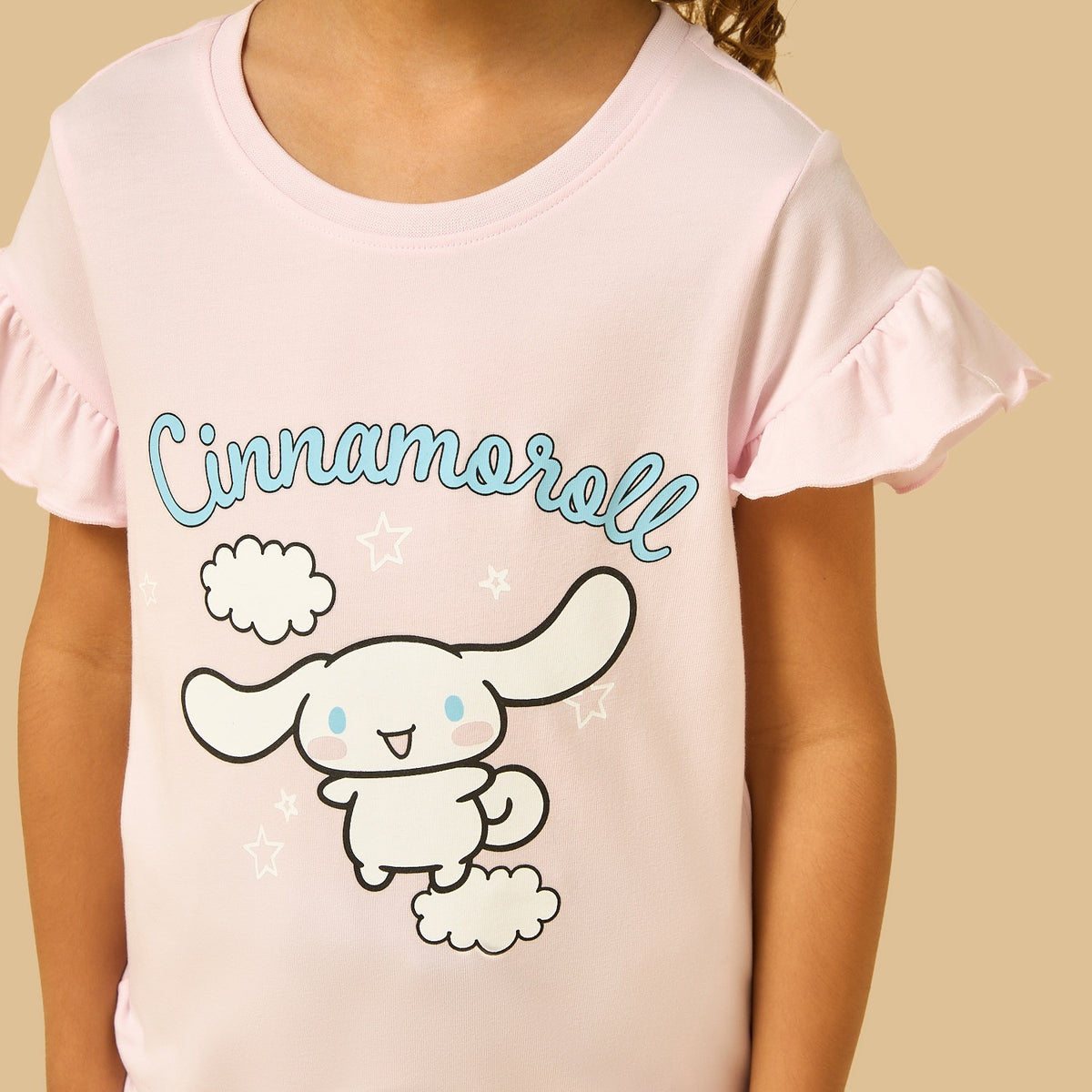 Cinnamoroll Print Shorts Set
