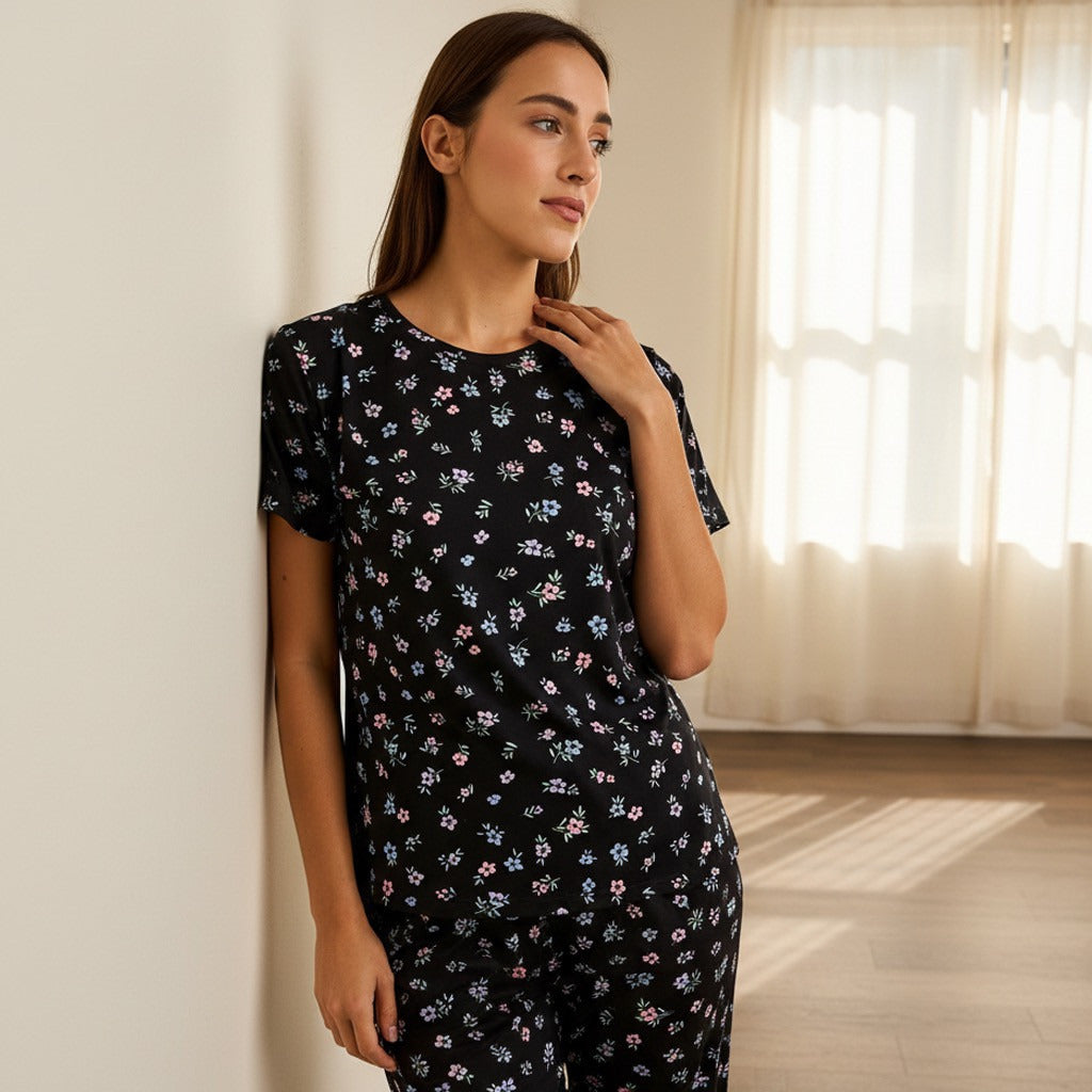 Floral Print Pyjama Set