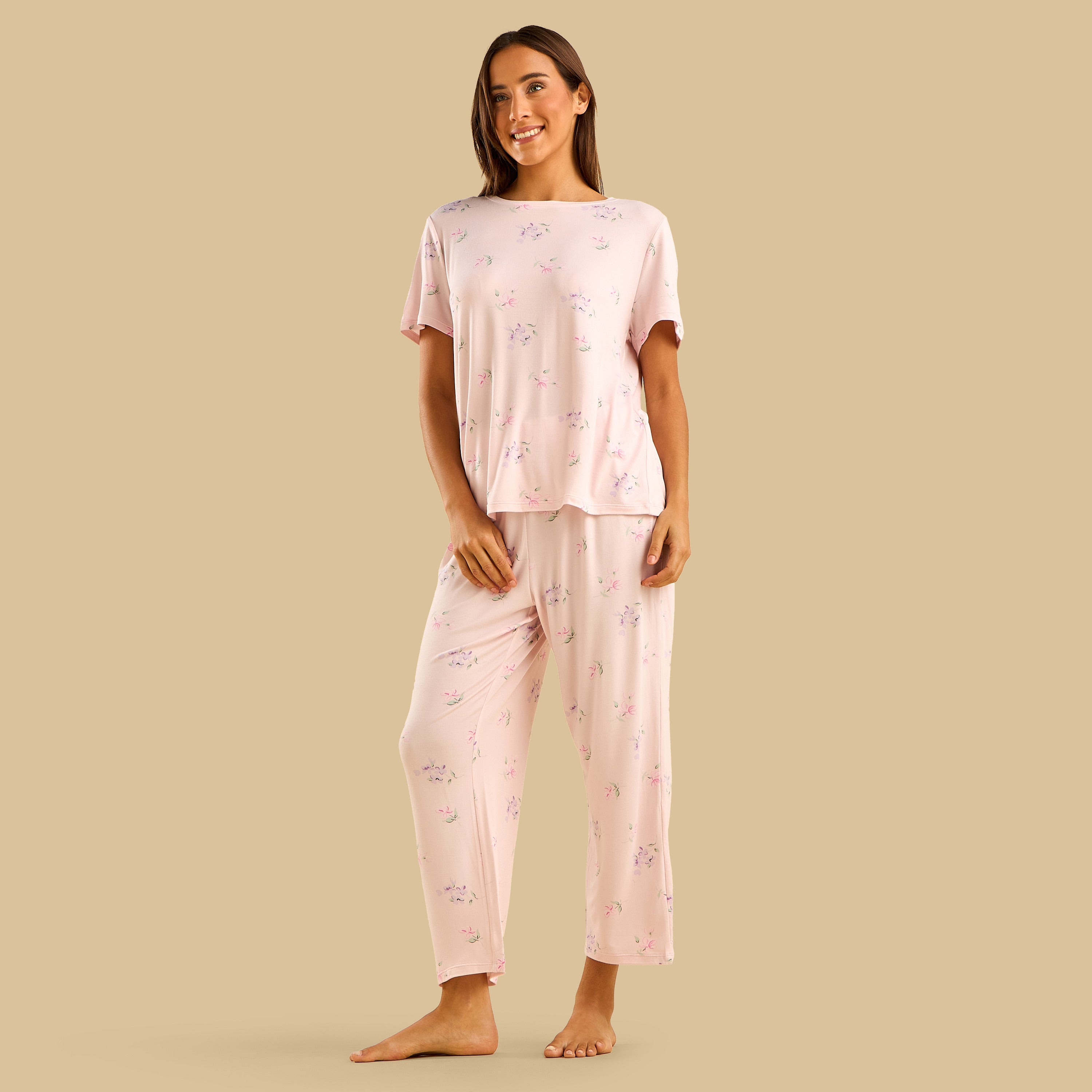 Floral Print Pyjama Set