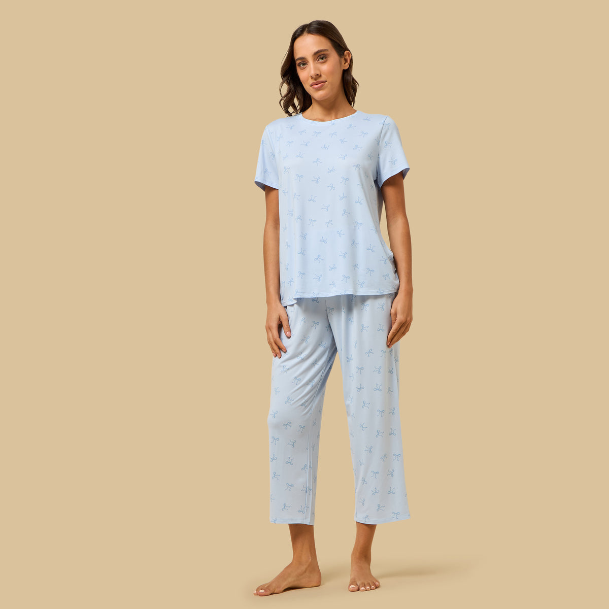Bow Print Pyjama Set