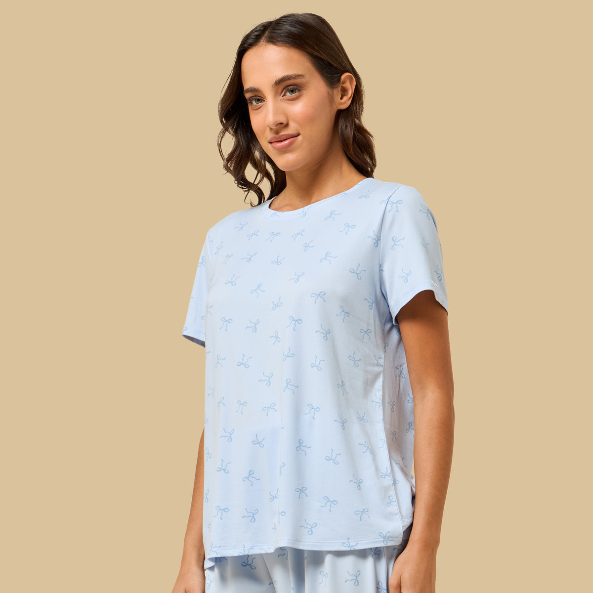 Bow Print Pyjama Set