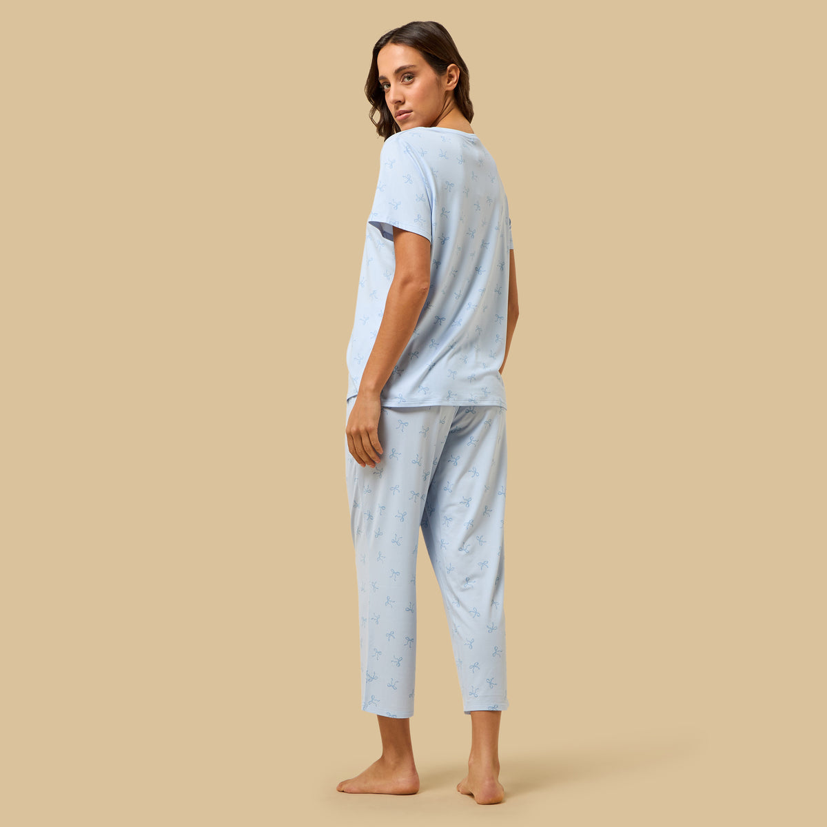 Bow Print Pyjama Set