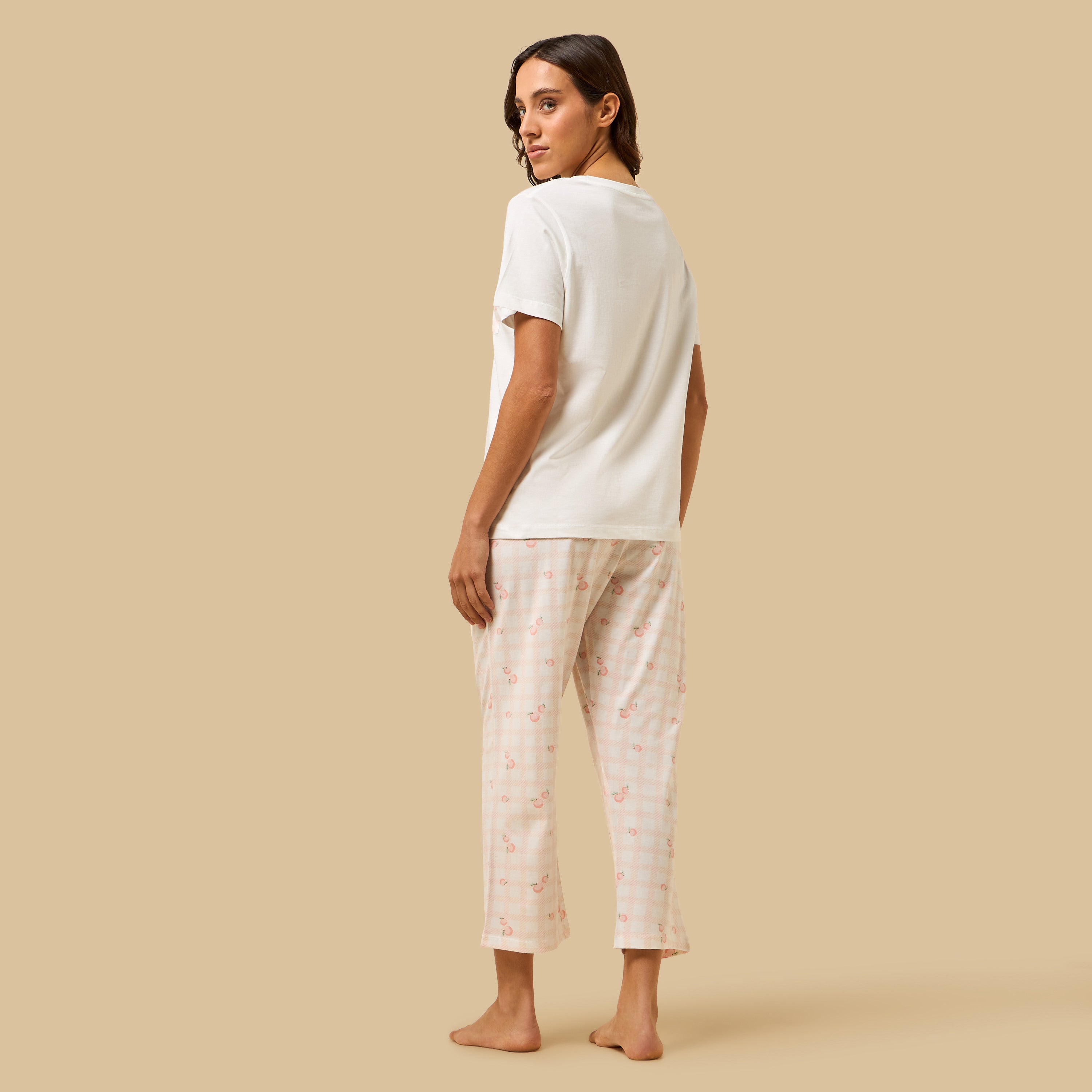 Checked Cotton Pyjama Set