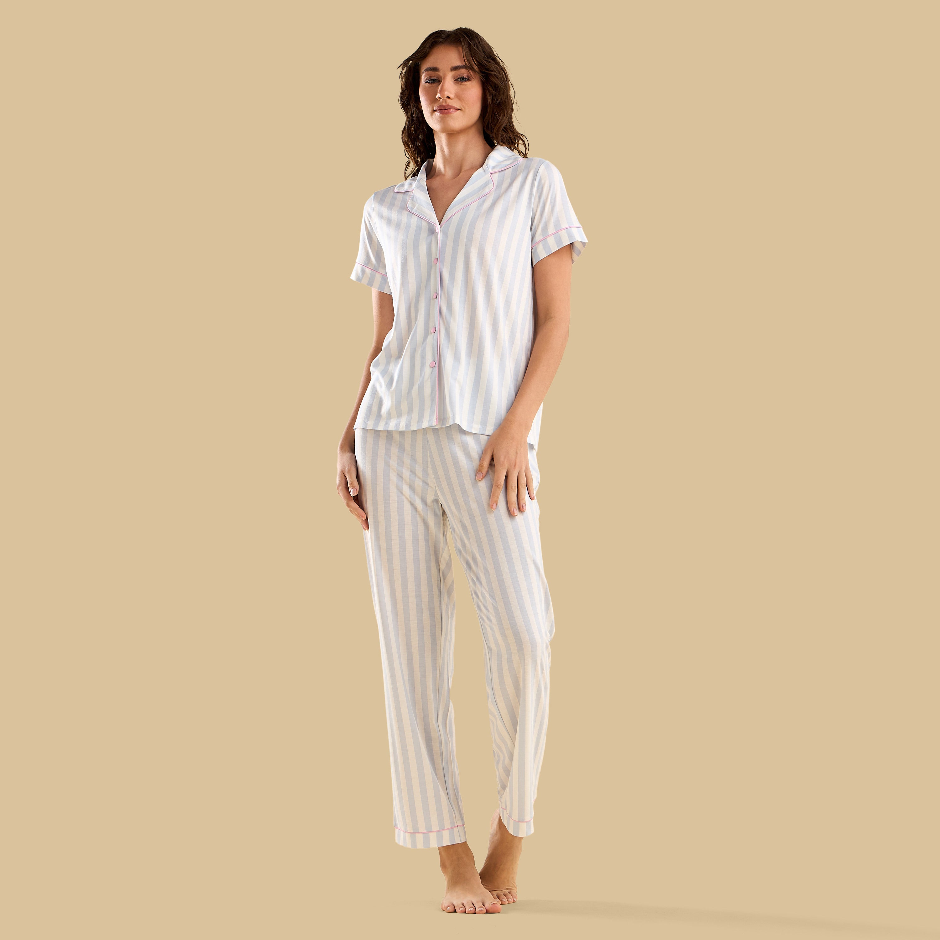 Striped Pyjama Set