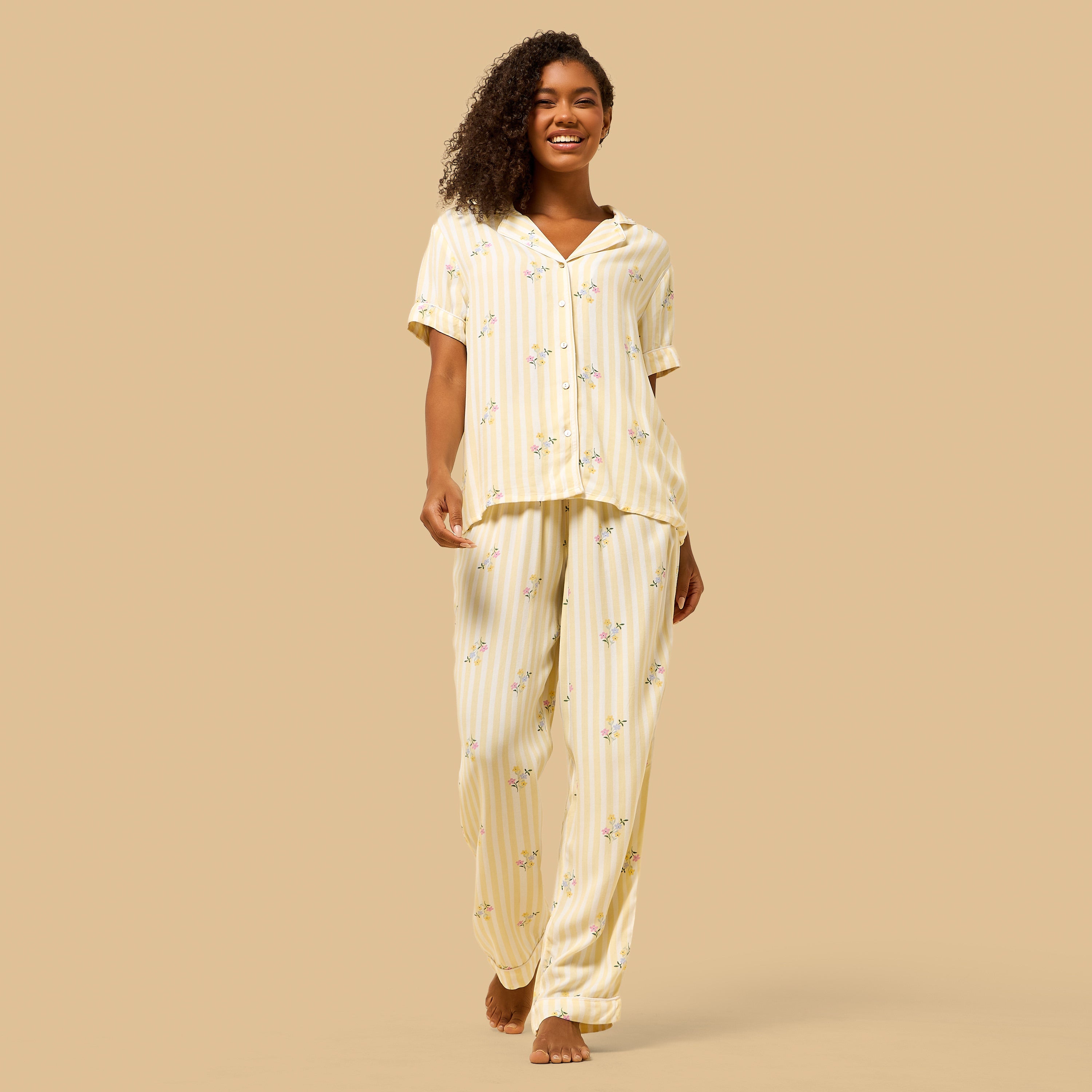 Striped Pyjama Set