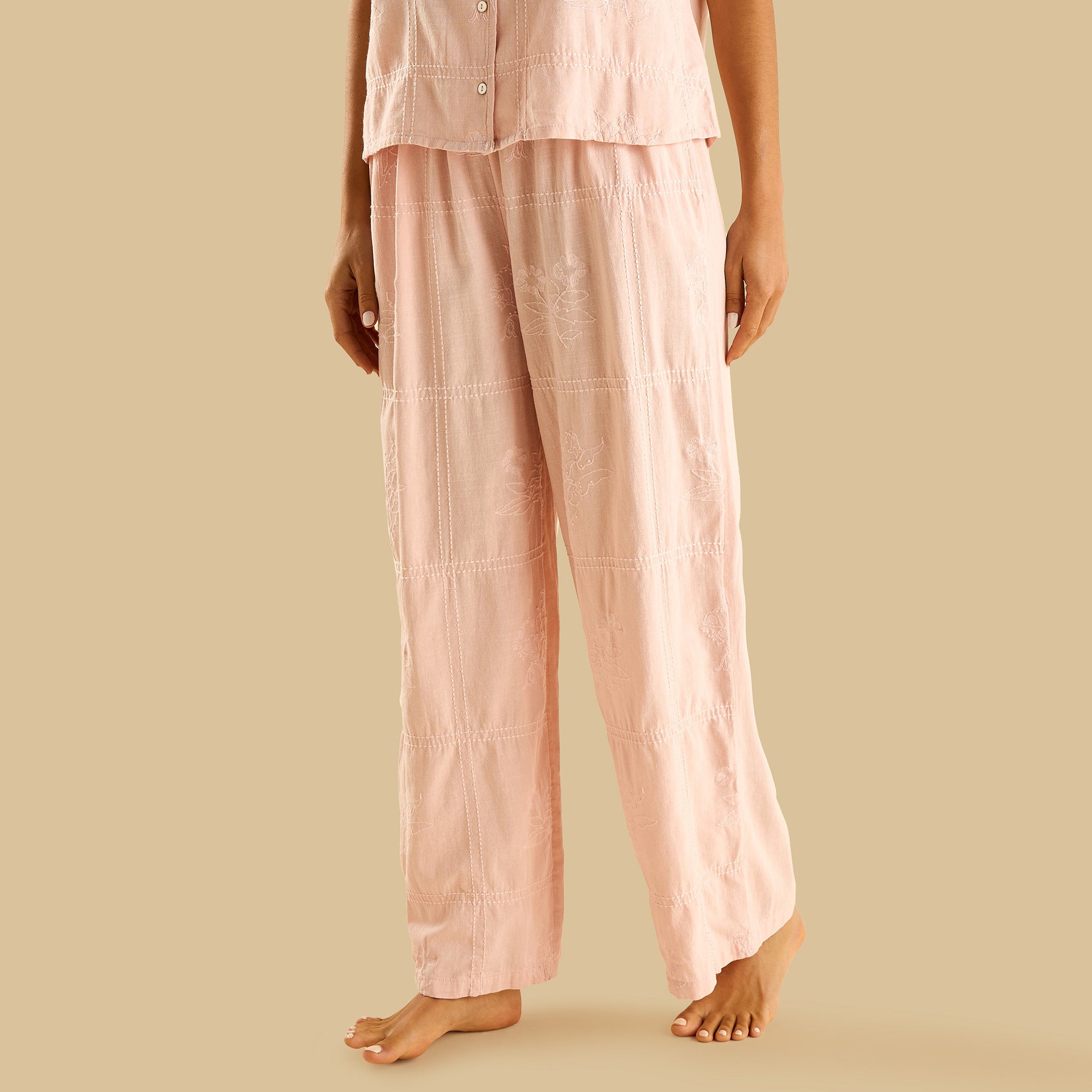 Embroidered Pyjama Set