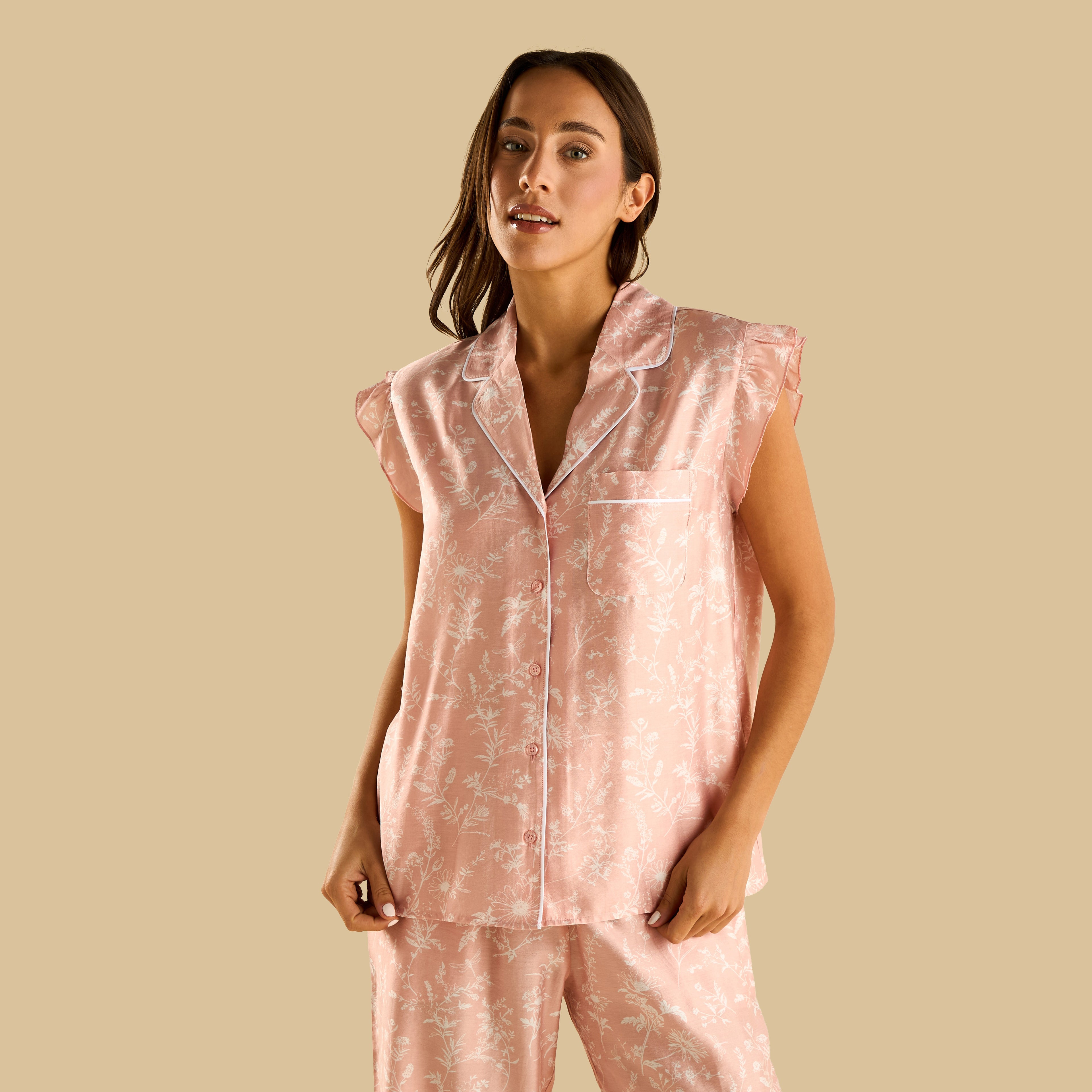Floral Print Pyjama Set