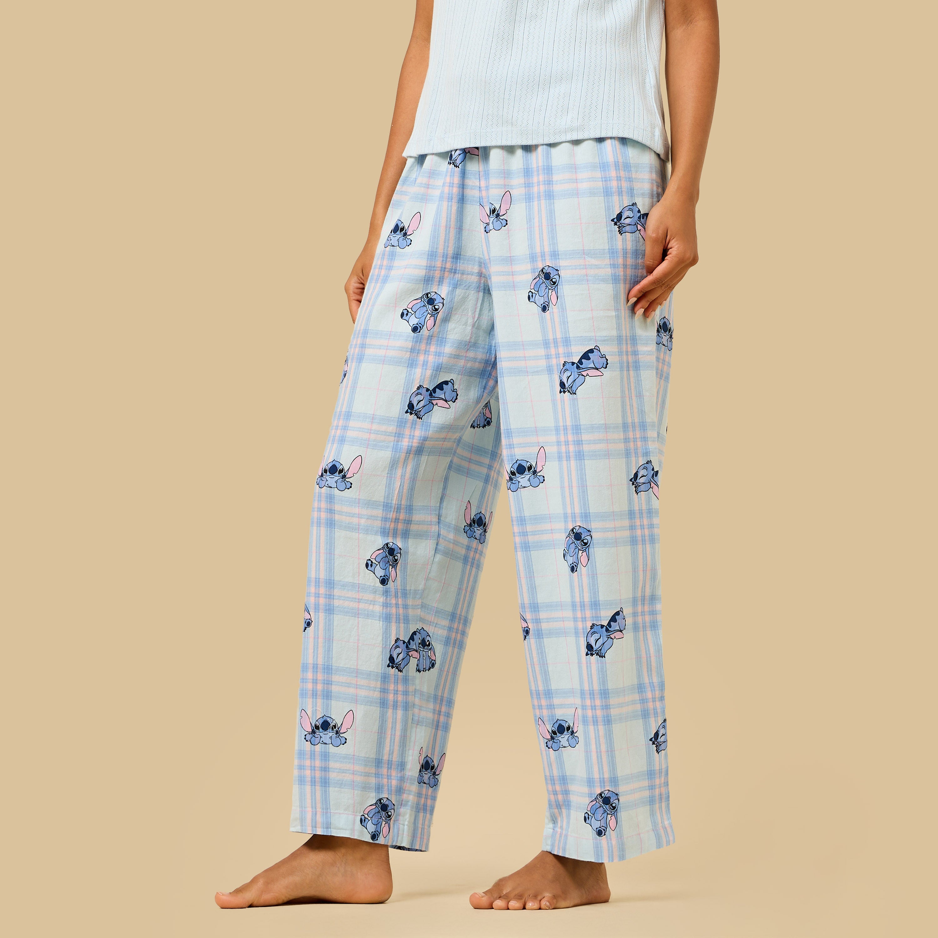 Stitch Print Cotton Pyjama Set