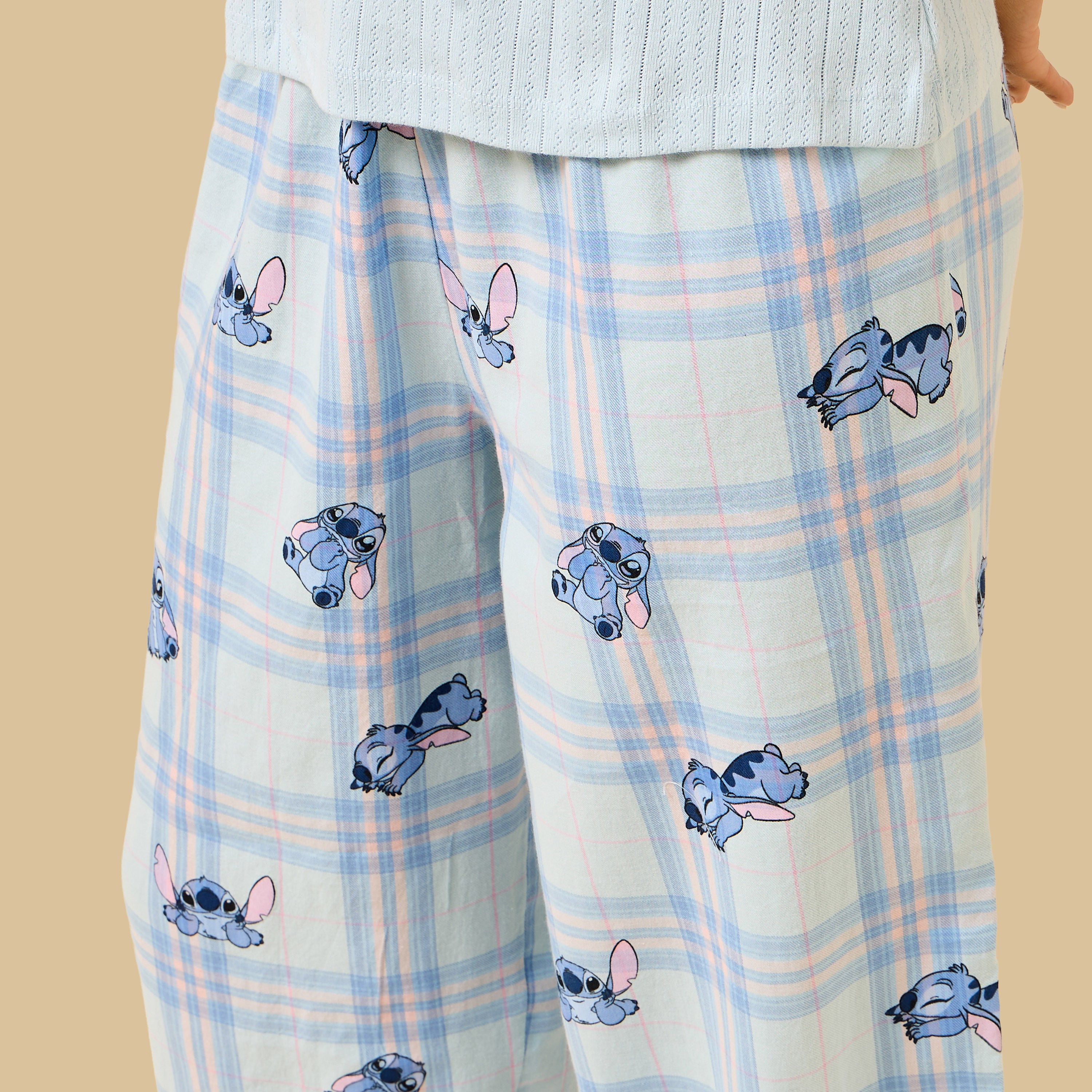 Stitch Print Cotton Pyjama Set