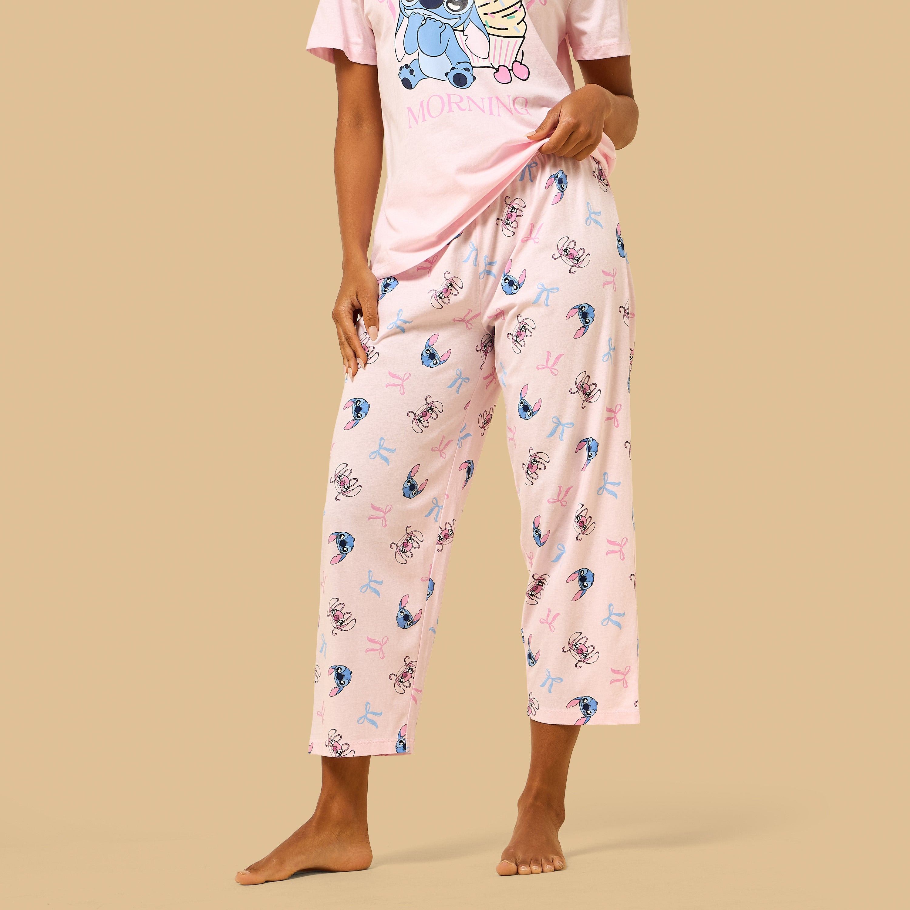 Stitch Print Pyjama Set