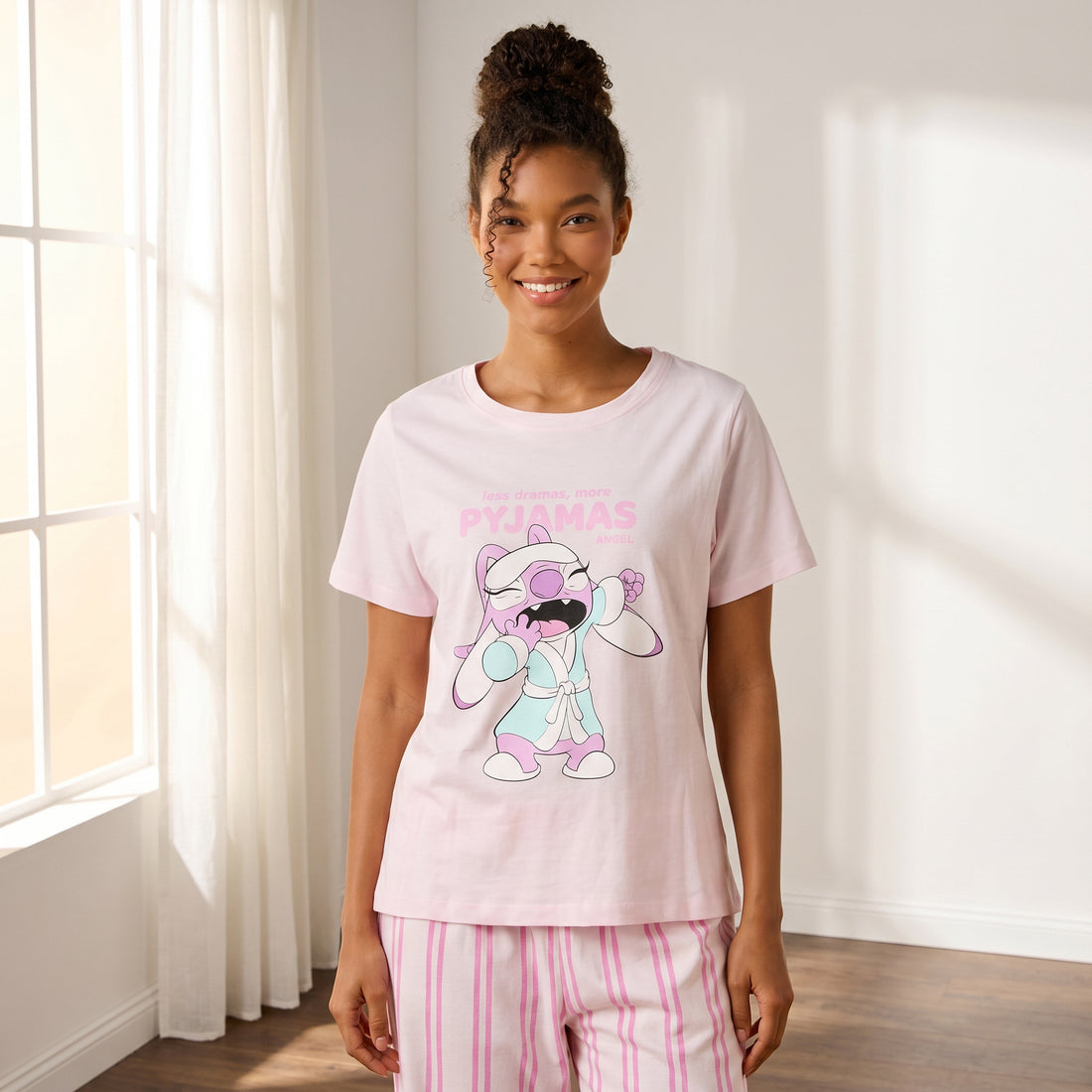 Angel Print Pyjama Set