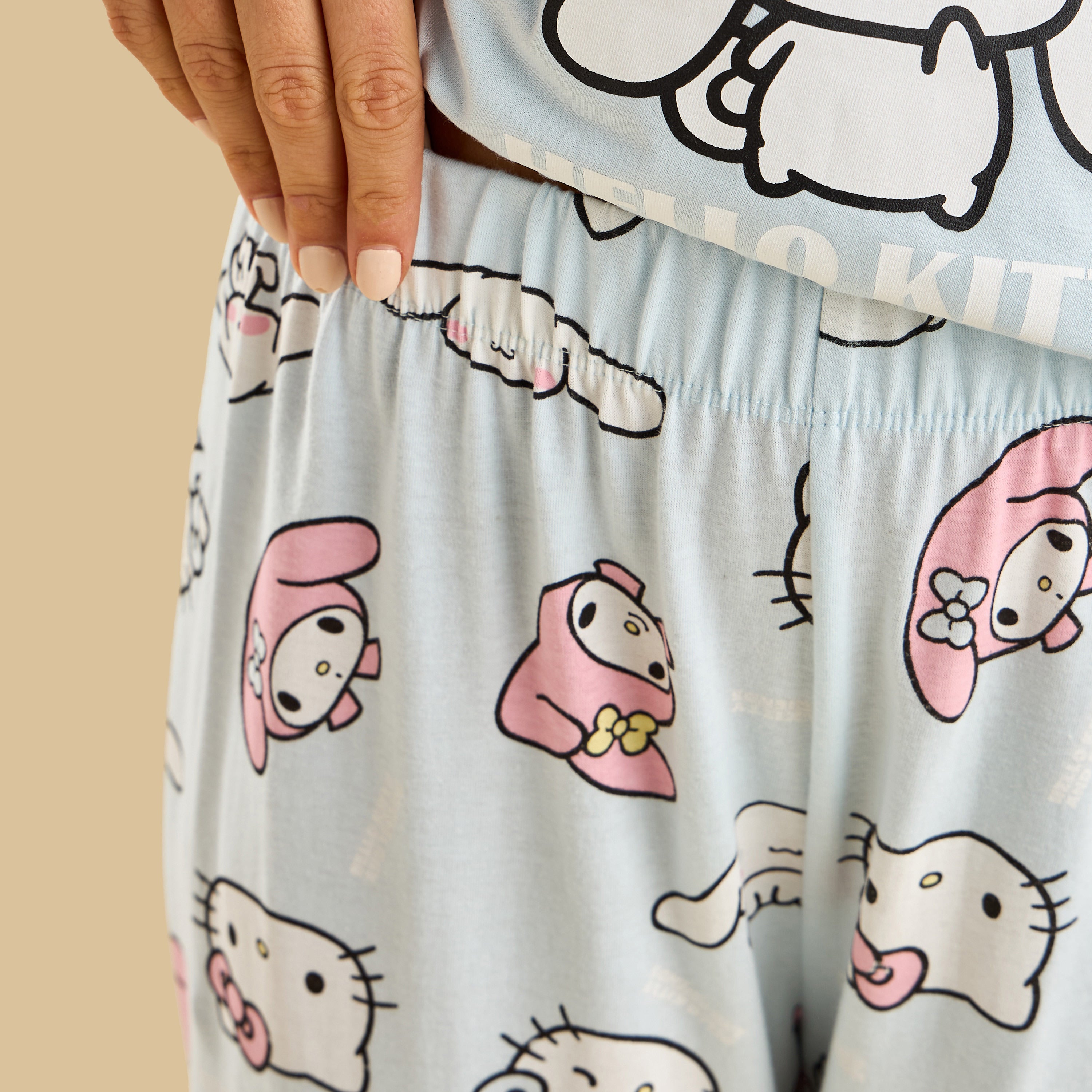 Hello Kitty and Friends Print Pyjama Set