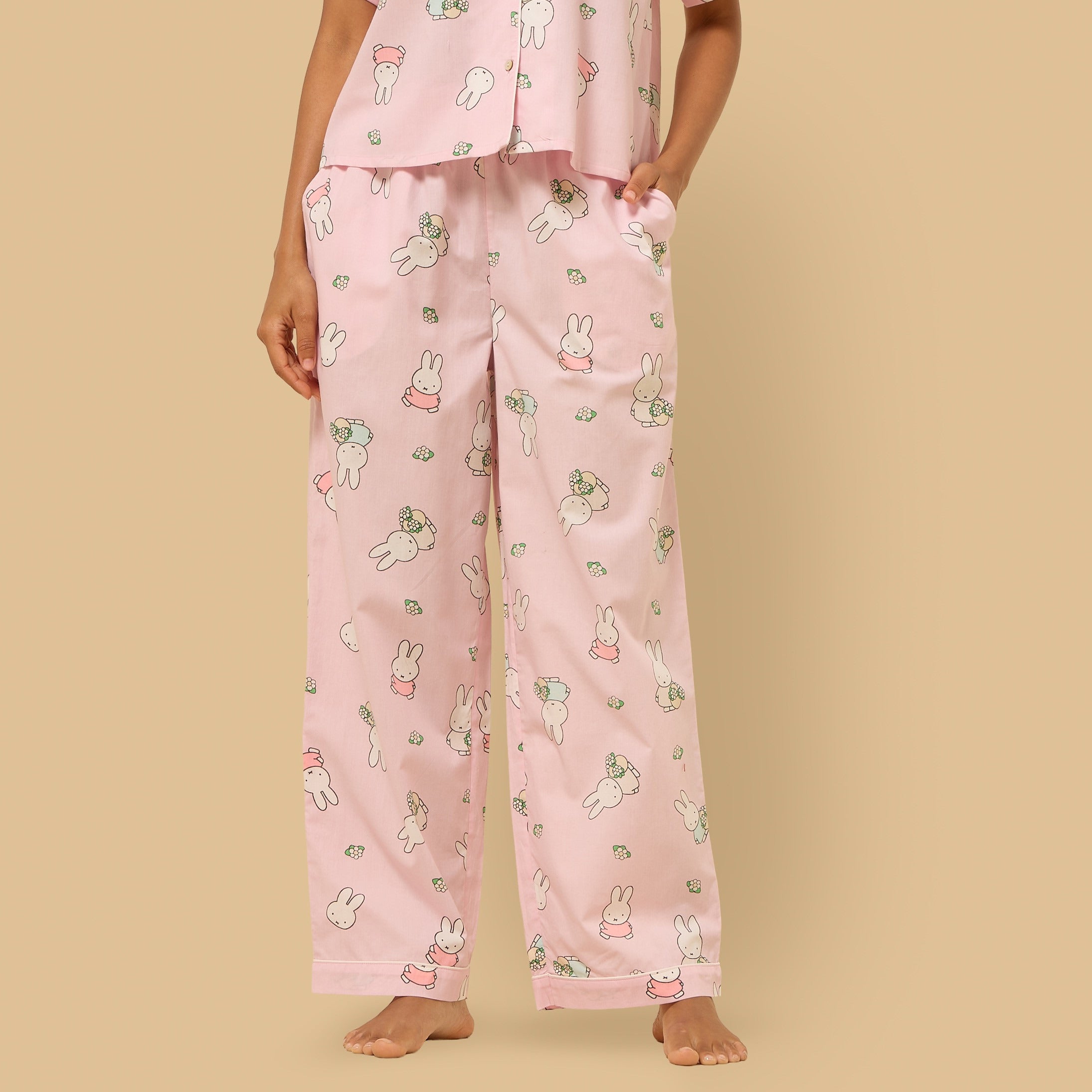 Miffy Print Cotton Pyjama Set