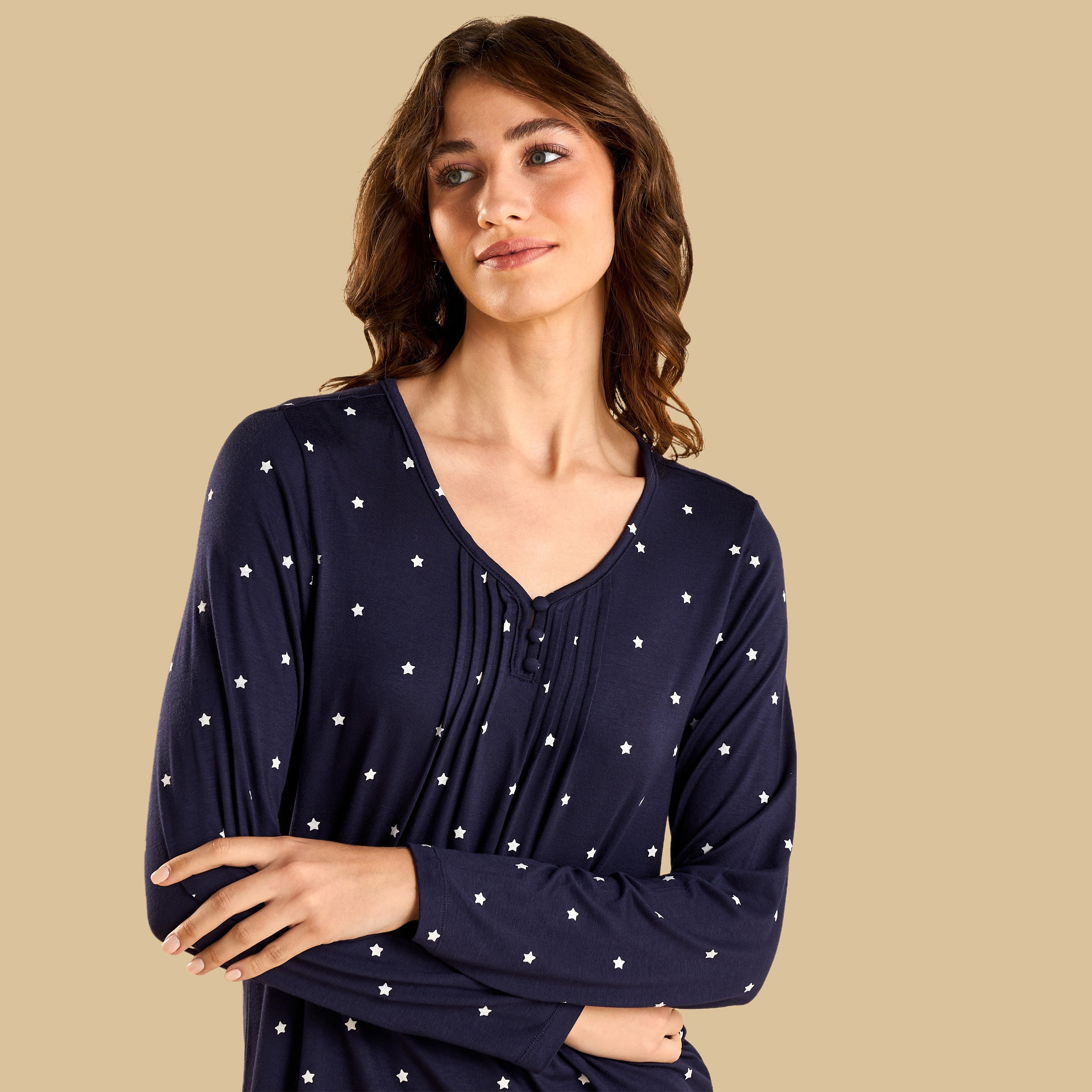Star Print Pyjama Set