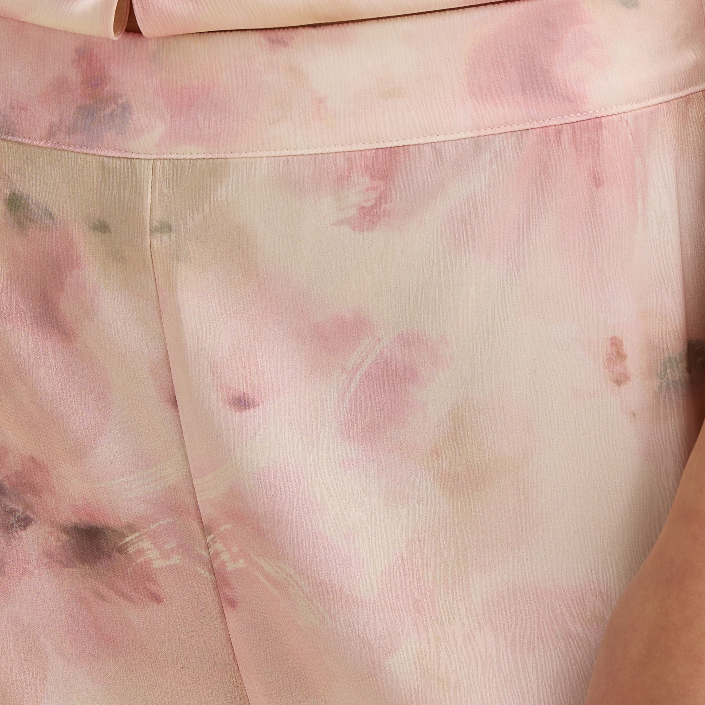 Floral Print Satin Pyjama Set