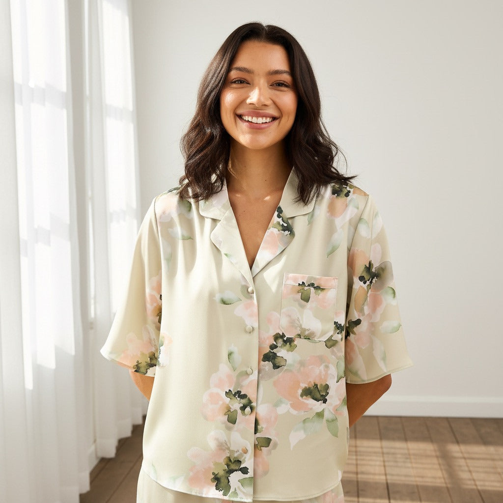 Floral Print Pyjama Set