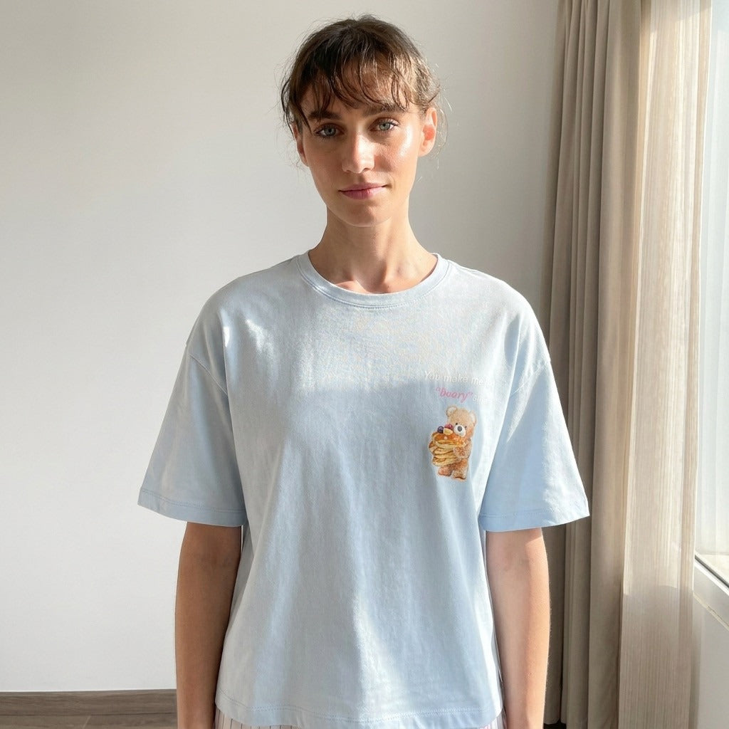 Striped Cotton Pyjama Set