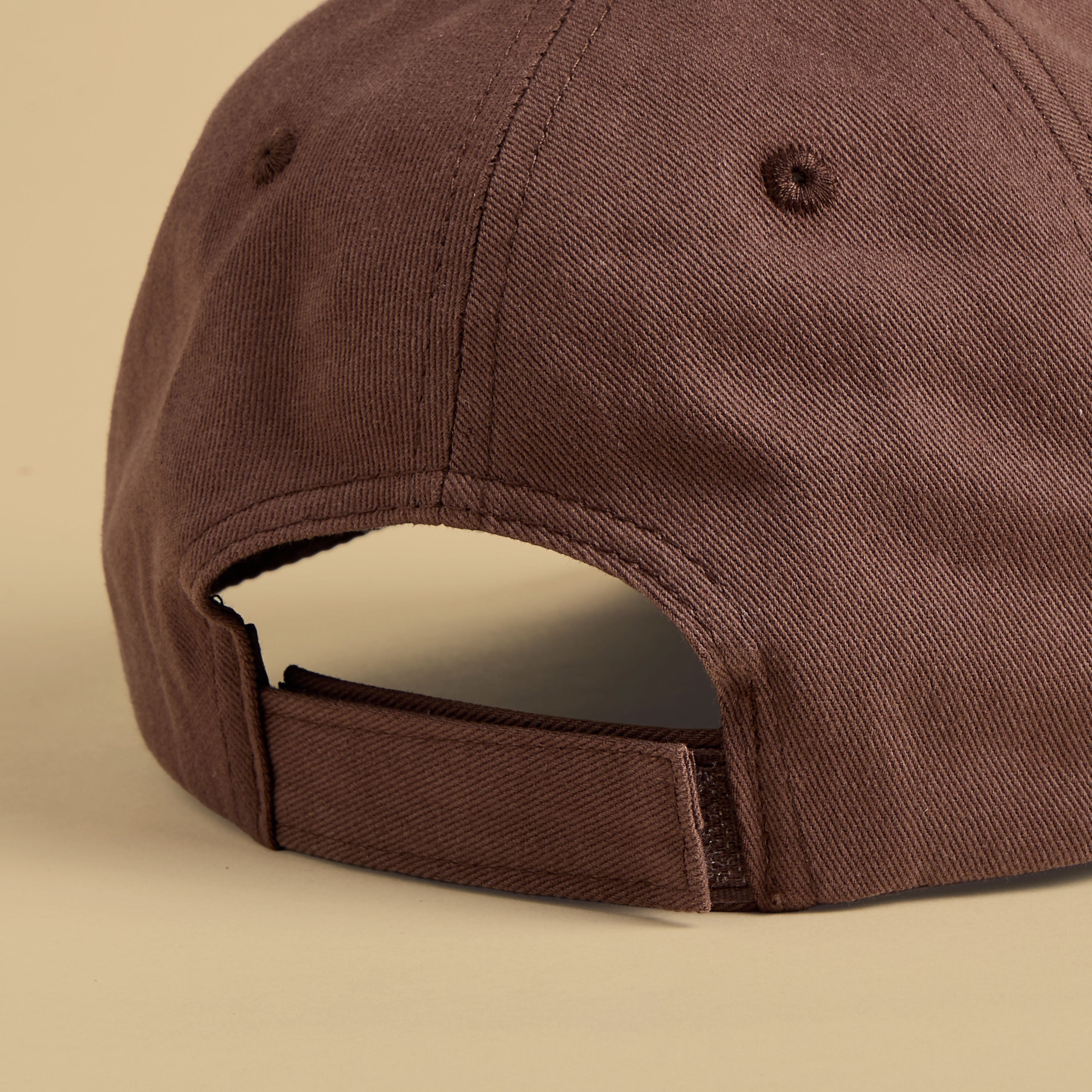 Embroidered Cap with Hook and Loop Strap Closure