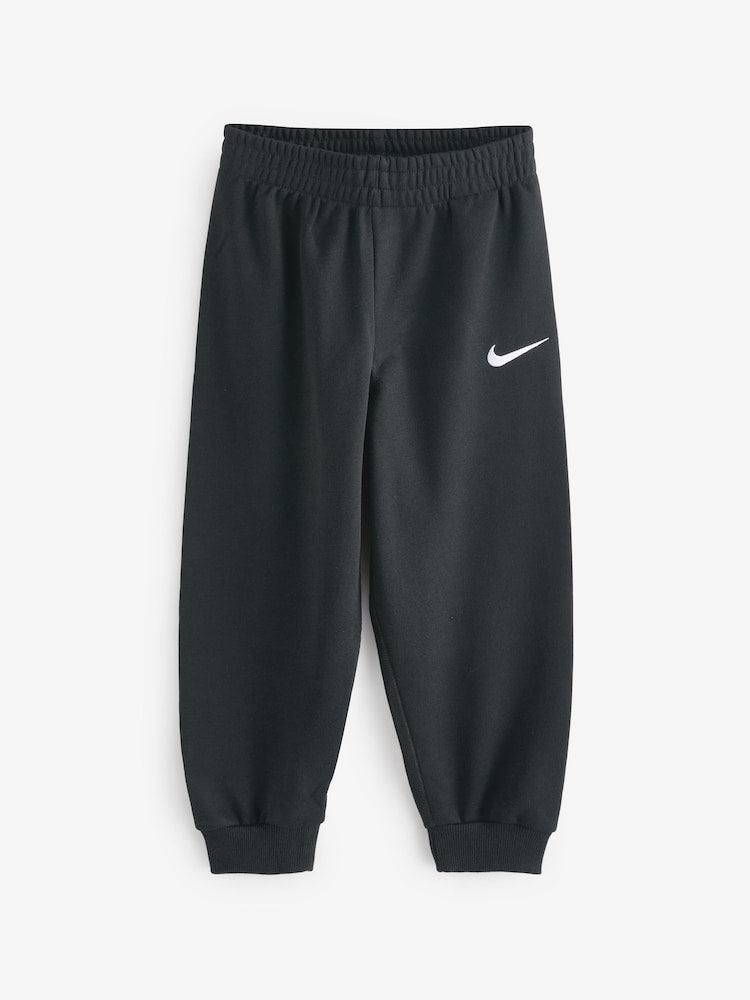 Nike Black Little Kids Essential Marl Crew Tracksuit Set