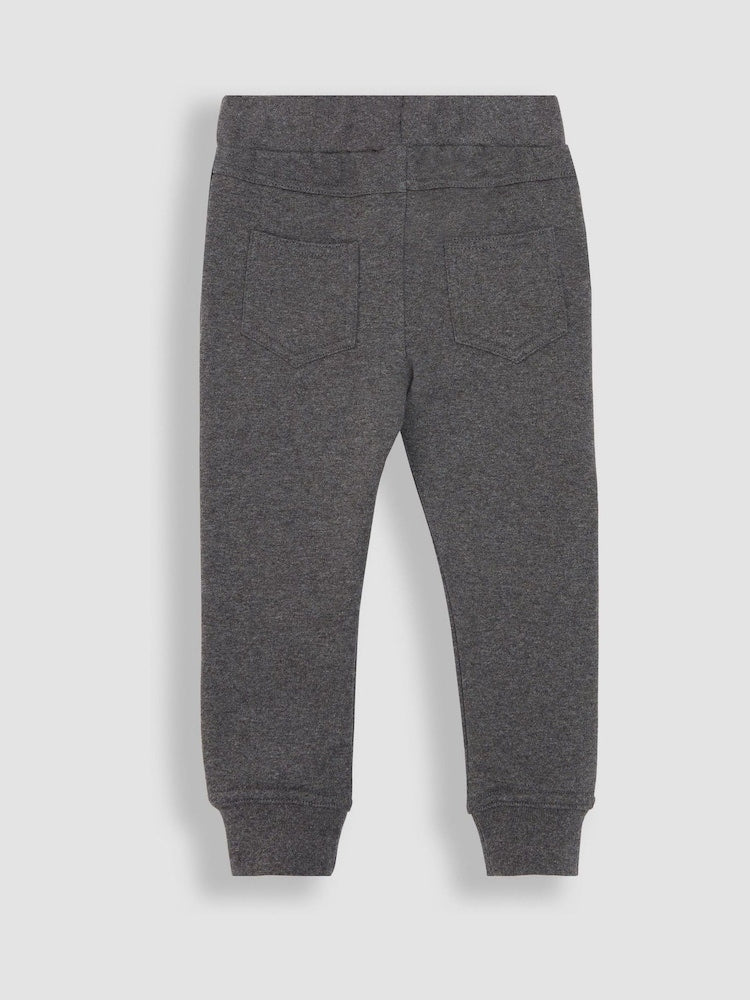 JoJo Maman Bébé Black & Grey Marl 2-Pack Joggers - Size 6-12 Months (68-80cm)