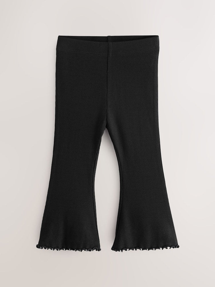 Multi Ribbed Flare Leggings 5 Pack (3mths-7yrs) - Size 3-6 Months (62-68cm)