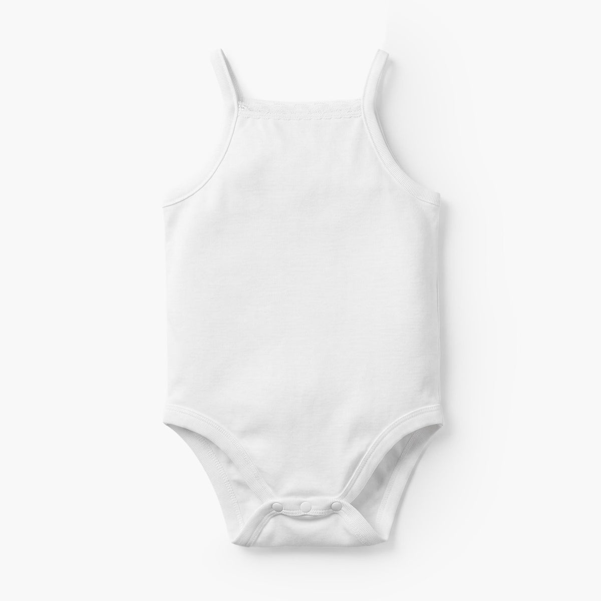 Giggles Solid Sleeveless Bodysuit