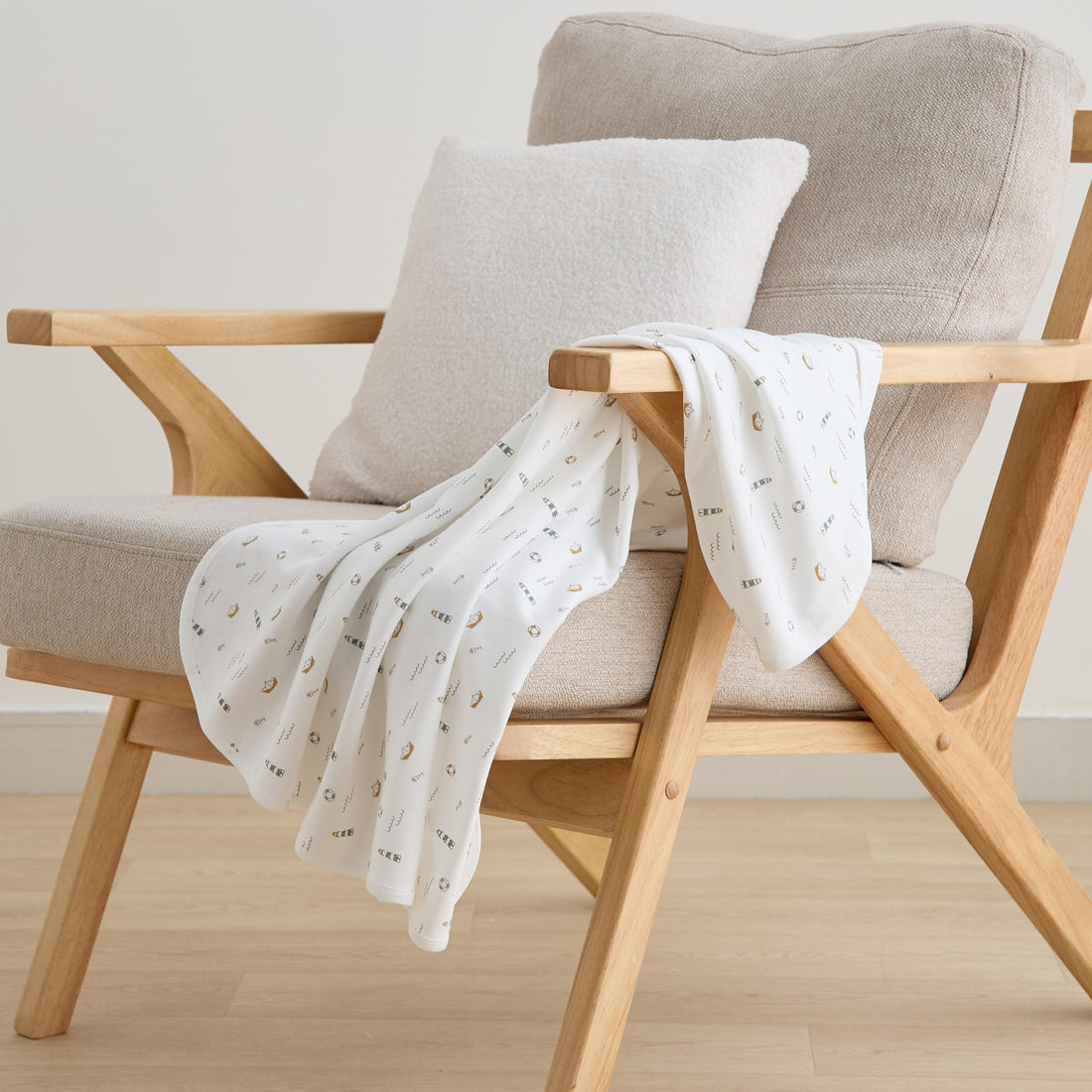 Juniors 2-Piece Printed Receiving Blanket Set