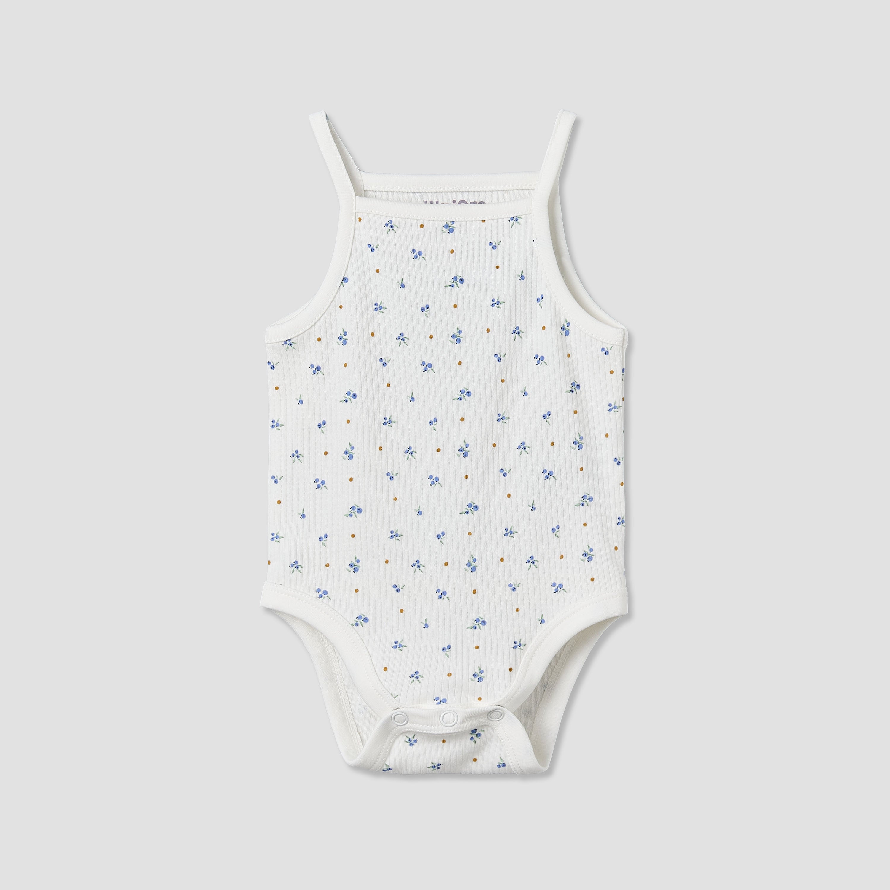 Pack of 3 Juniors Cotton Square Neck Straps Bodysuit with Assorted Prints