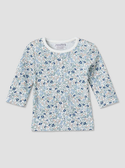 Set of 2 Juniors Cotton Round Neck Long Sleeves Pyjama Set with Floral Print-baby-girls-clothing-nightwear-pyjamasets-image-5