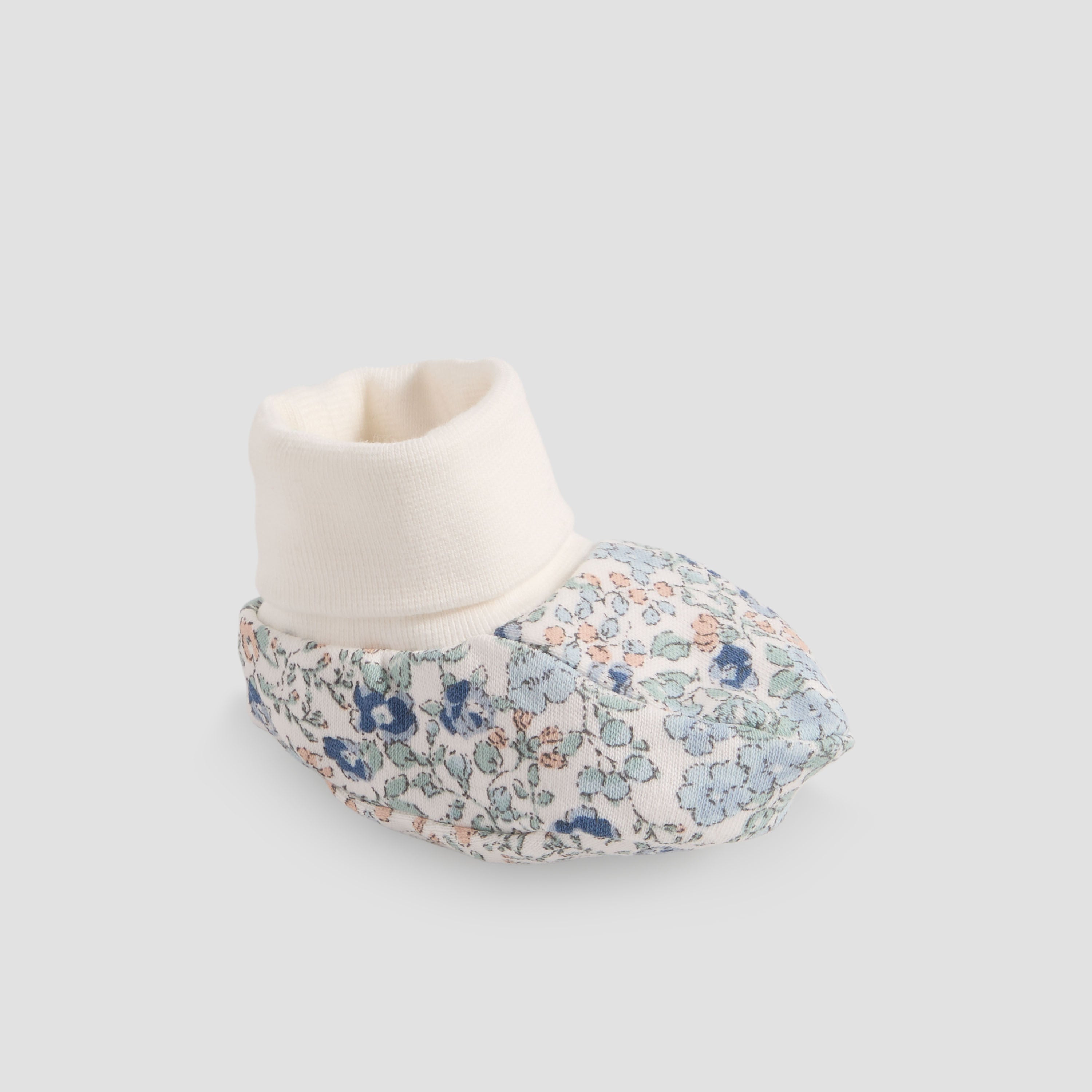 Pack of 2 Juniors Booties with Cuffed Hem, Floral Print