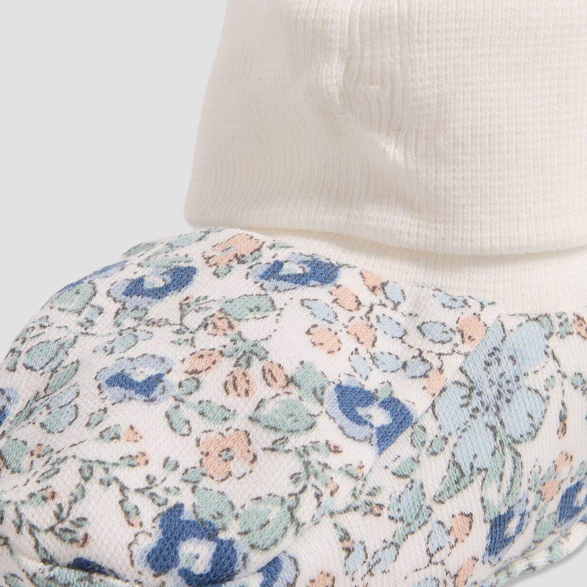 Pack of 2 Juniors Booties with Cuffed Hem, Floral Print