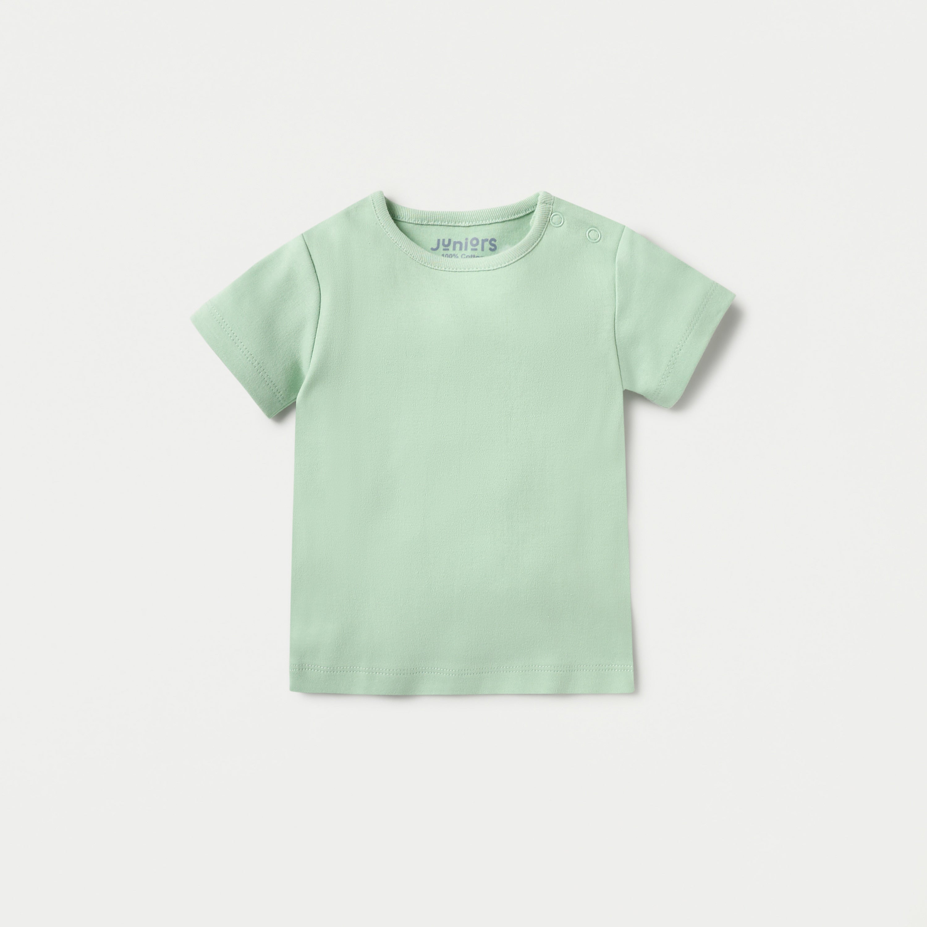 Juniors Floral Print Dungaree and Solid T-shirt Set - Multicolour / 12-18 mths