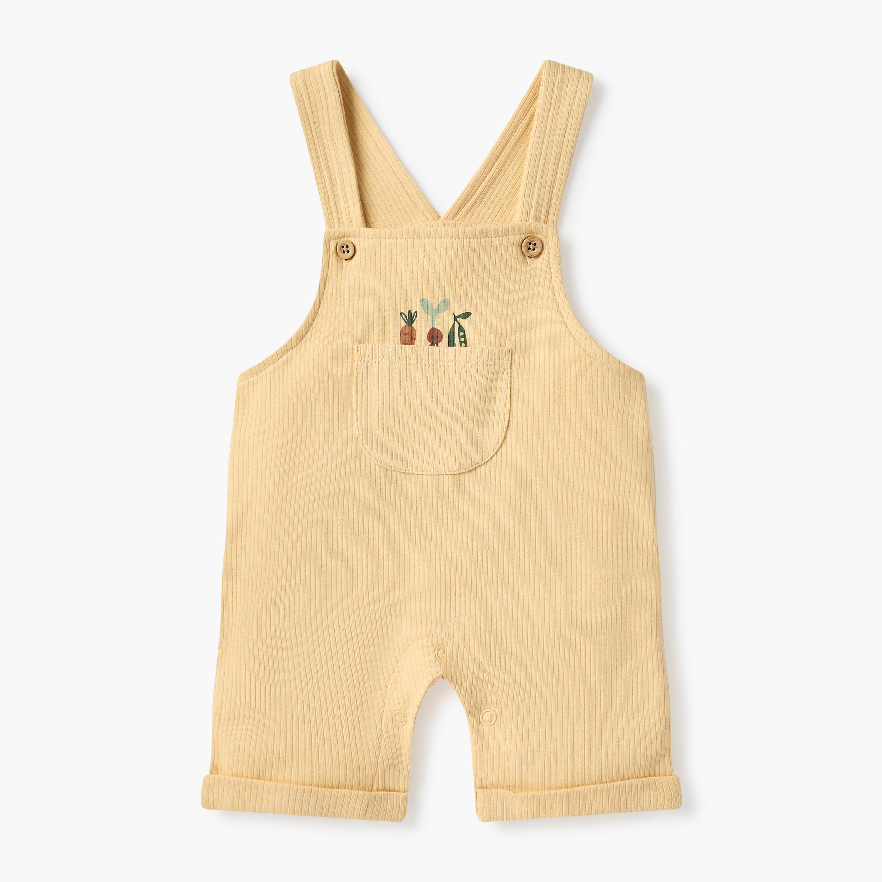 Juniors Printed Dungaree and T-shirt Set