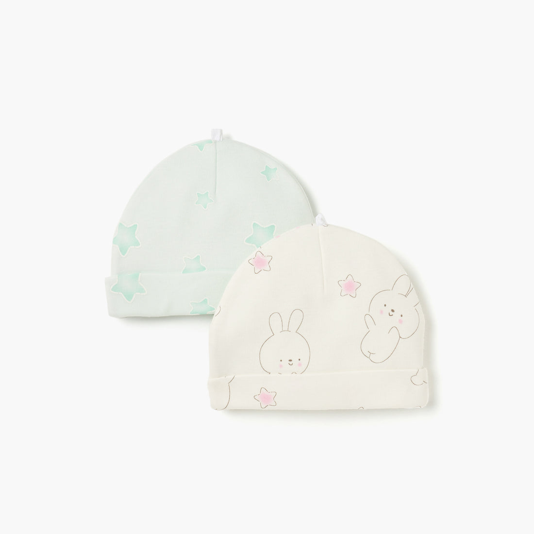 Juniors Printed Beanie - Set of 2