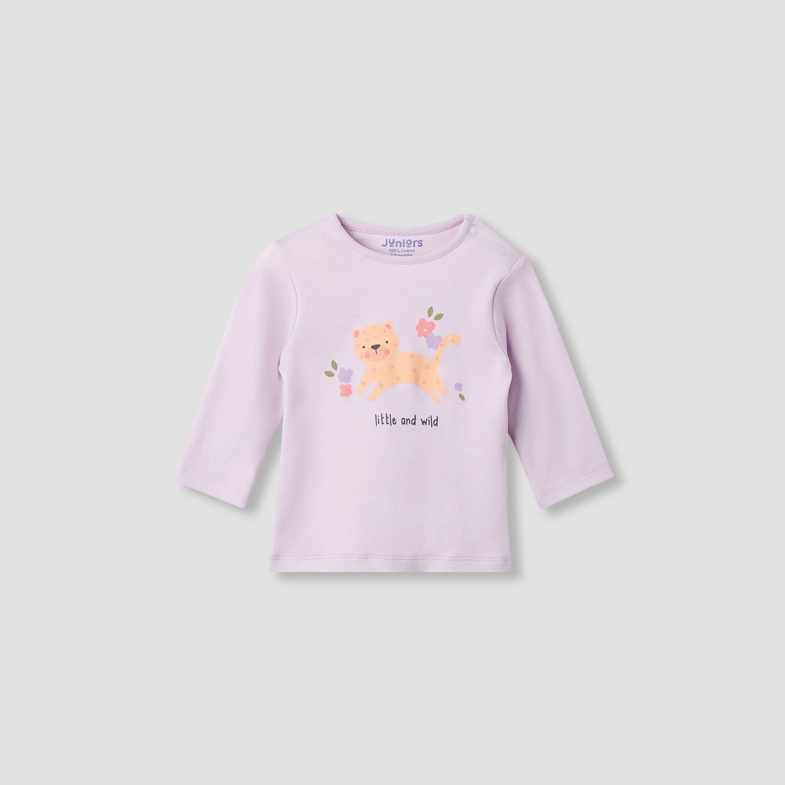 Juniors Pyjama Set with Fun Print - Soft Cotton - Long Sleeves - 4-Pieces