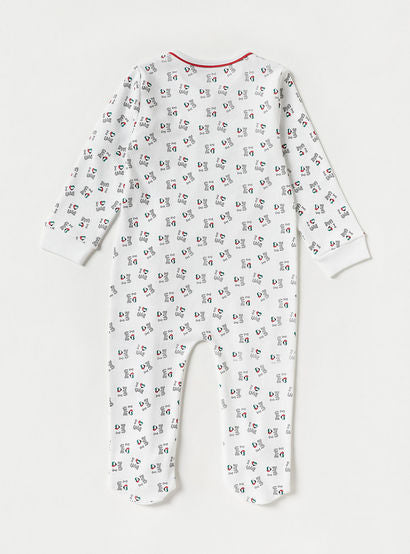 Juniors UAE National Day Print Closed Feet Sleepsuit with Long Sleeves-baby-boys-clothing-nightwear-sleepsuits-image-4