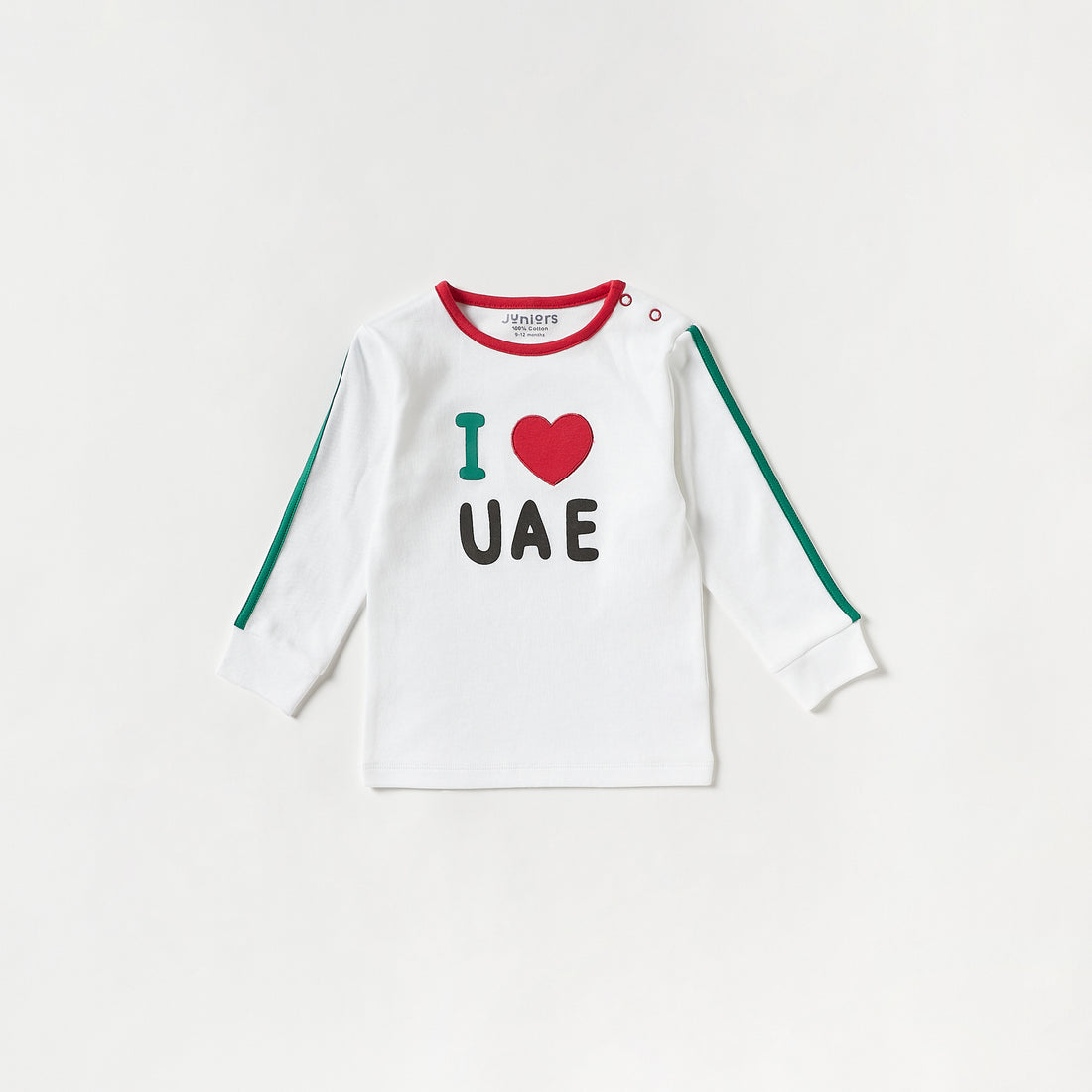 Juniors UAE National Day Print T-shirt and Pyjama Set