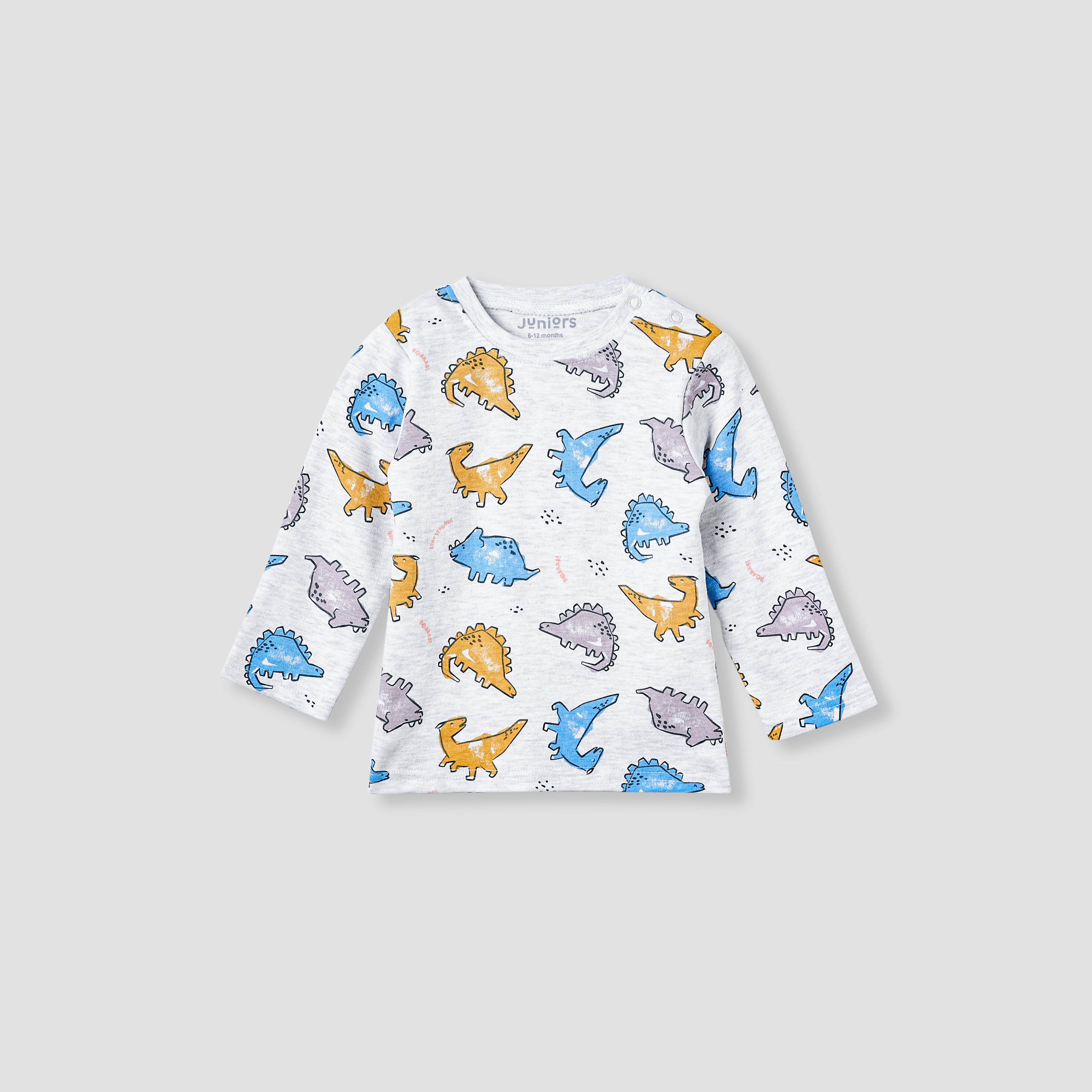 Juniors Dinosaur Print T-shirt and Pyjama Set