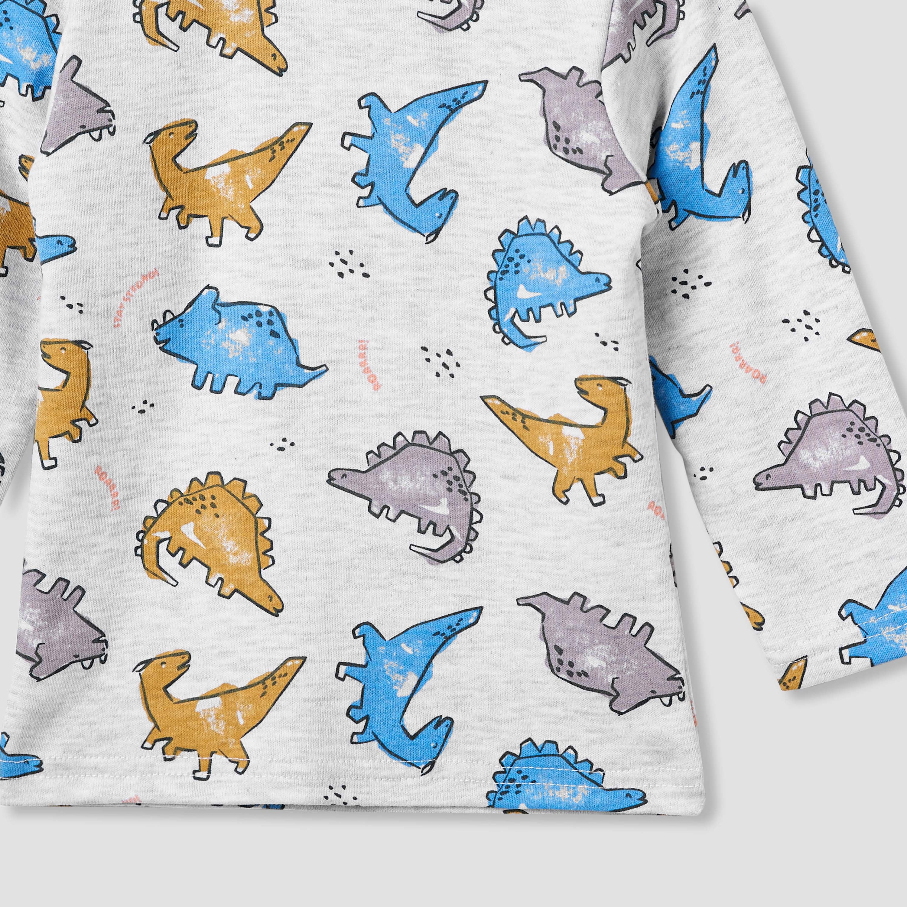 Juniors Dinosaur Print T-shirt and Pyjama Set
